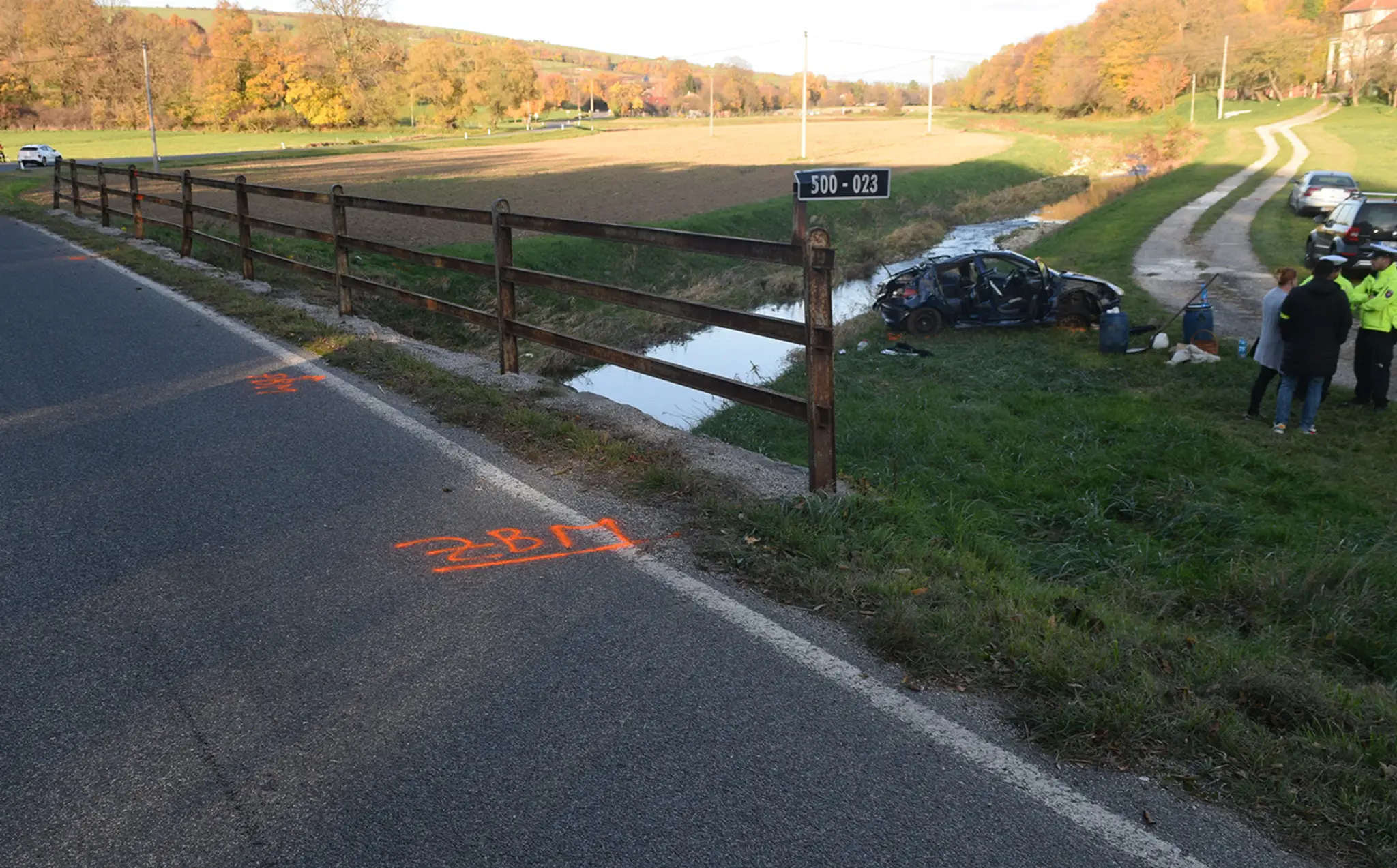 Tragická nehoda pri obci Vrbovce.
