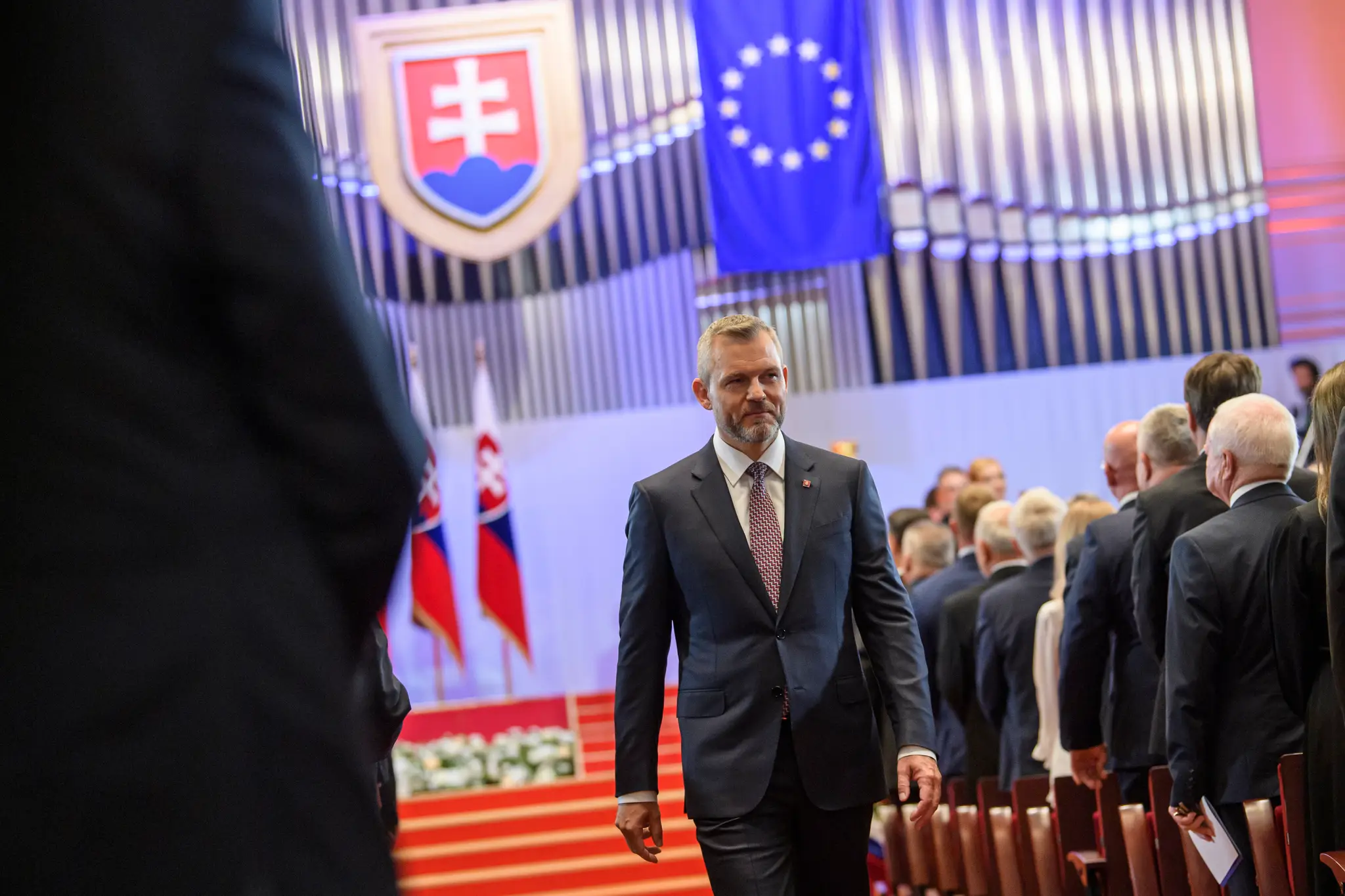 Peter Pellegrini počas inaugurácie.