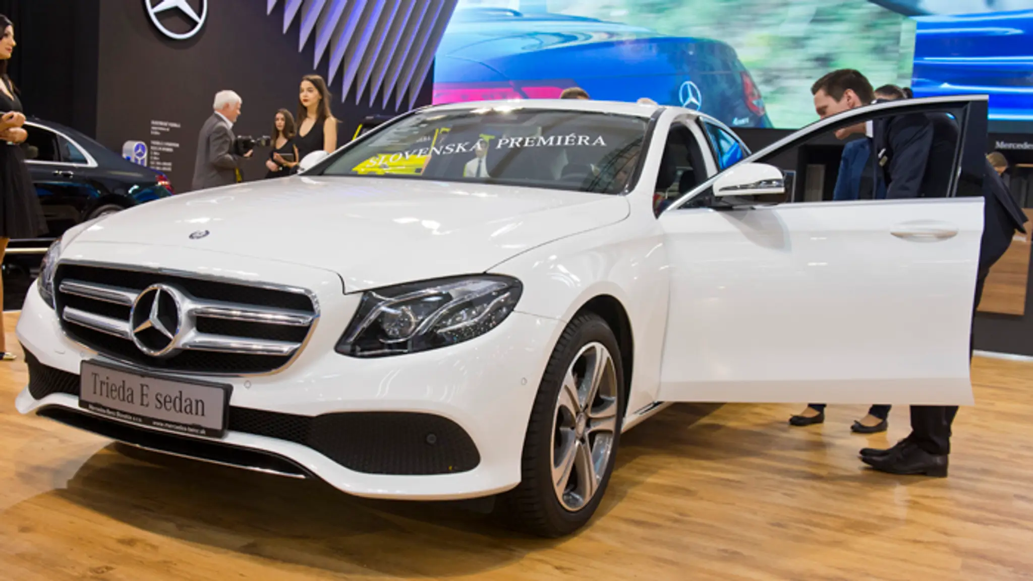 Premiéra automobilu Mercedes-Benz E na bratislavskom Autosalóne.