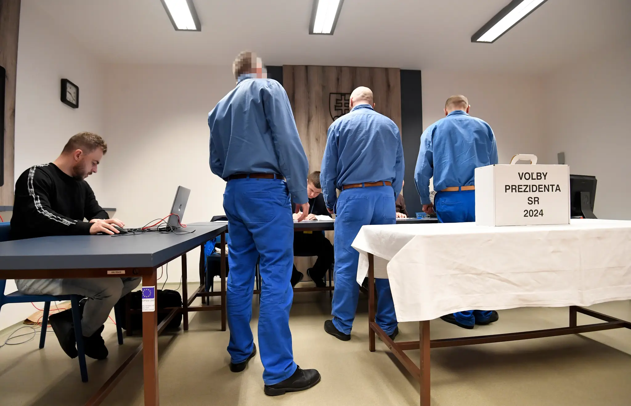 Voľby vo väznici v Košiciach.