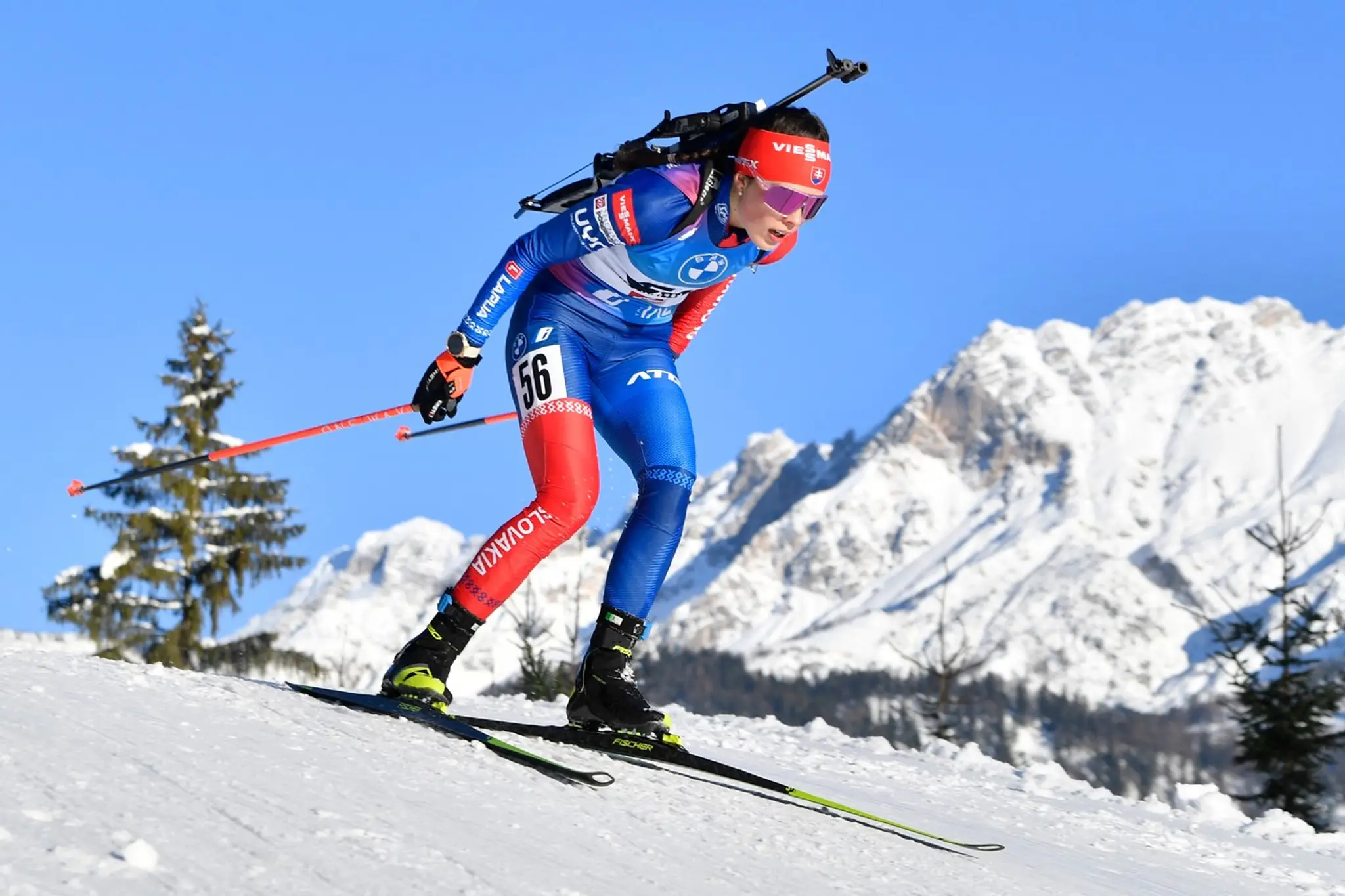 Slovenská reprezentantka v biatlone Ema Kapustová.