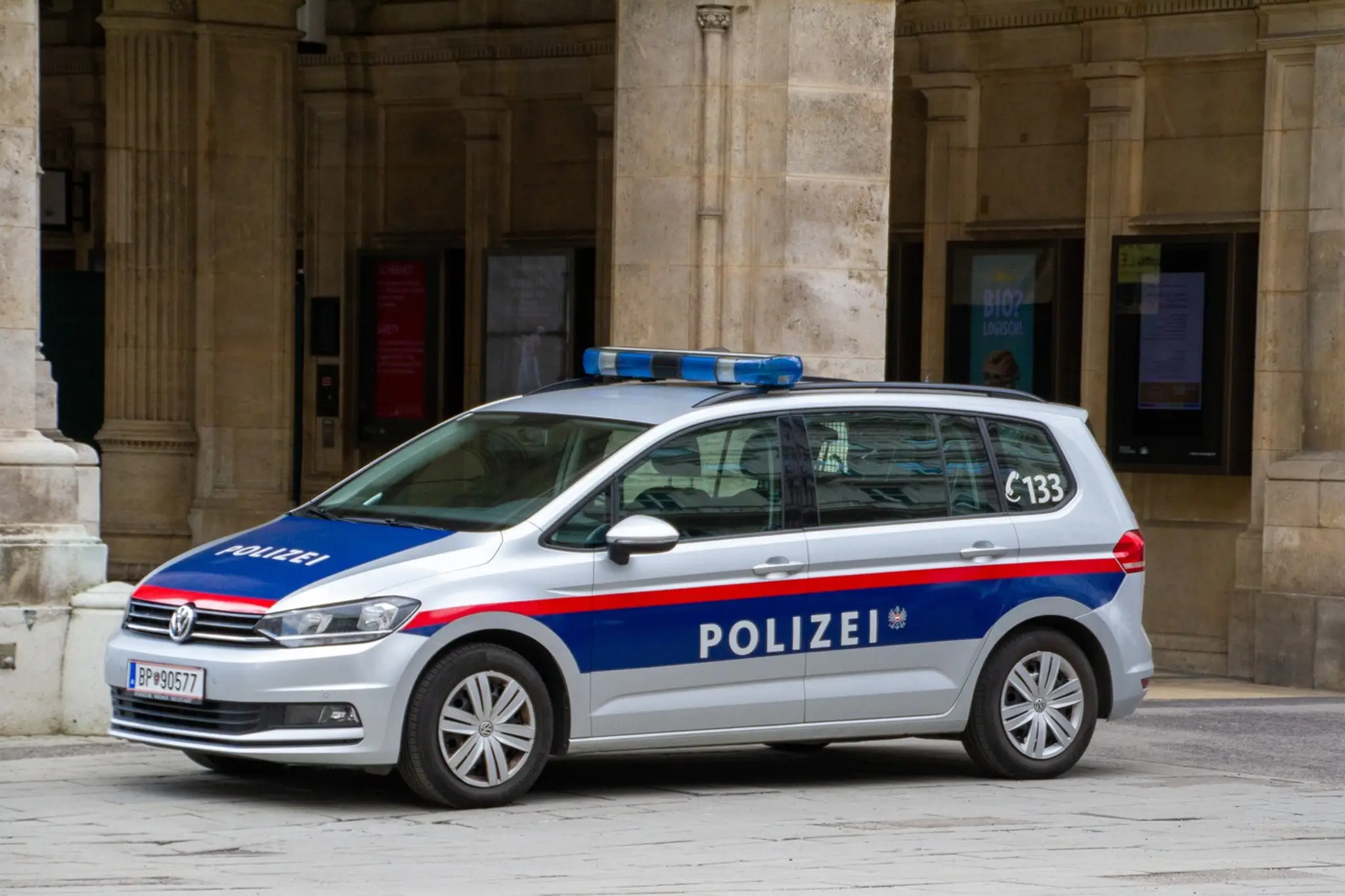 Polícia v Rakúsku.