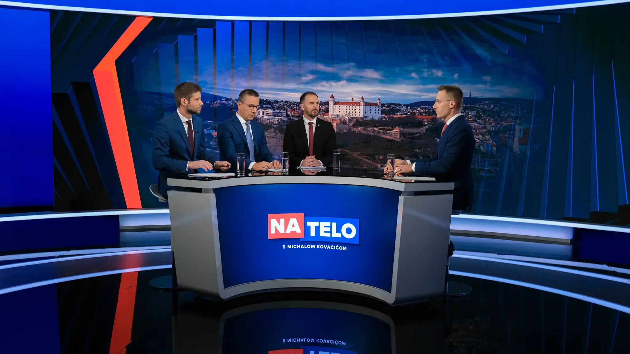 Michal Šimečka, Erik Tomáš a Michal Šipoš v relácii Na telo.