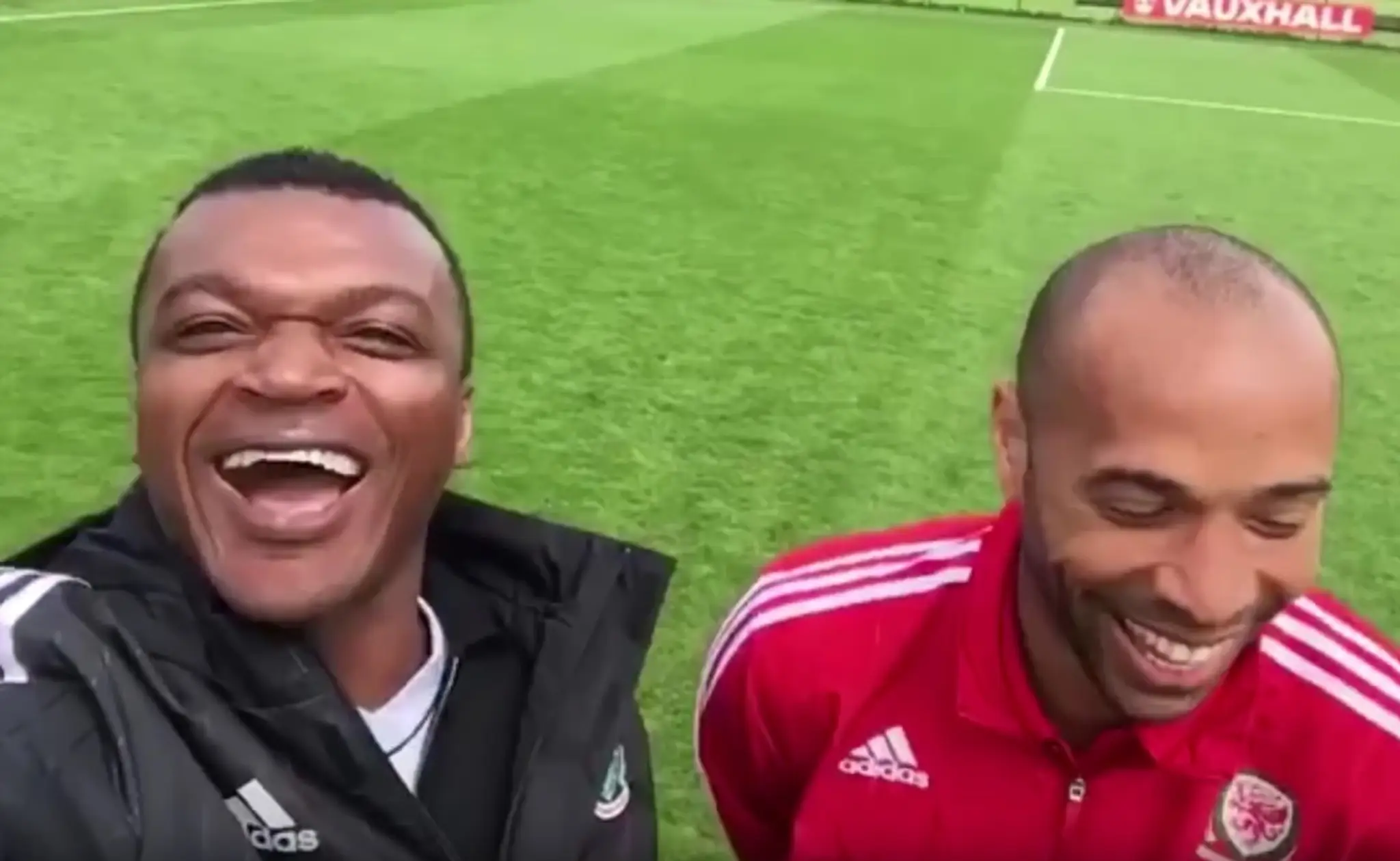 Marcel Desailly a Thierry Henry.