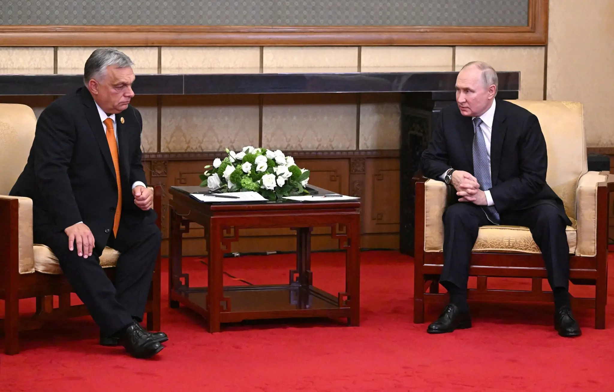 Viktor Orbán a Vladimir Putin počas vlaňajšieho stretnutia