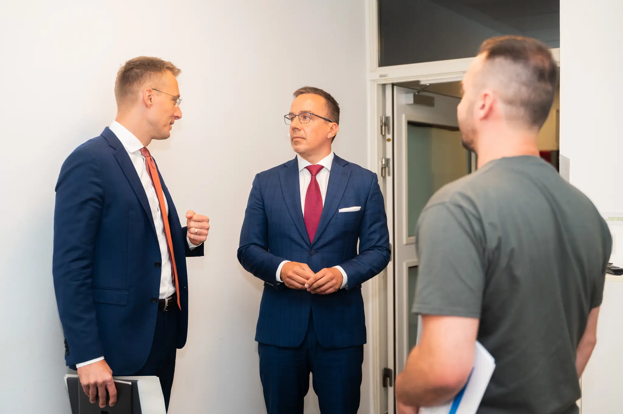Michal Kovačič, Erik Tomáš a Michal Šipoš.