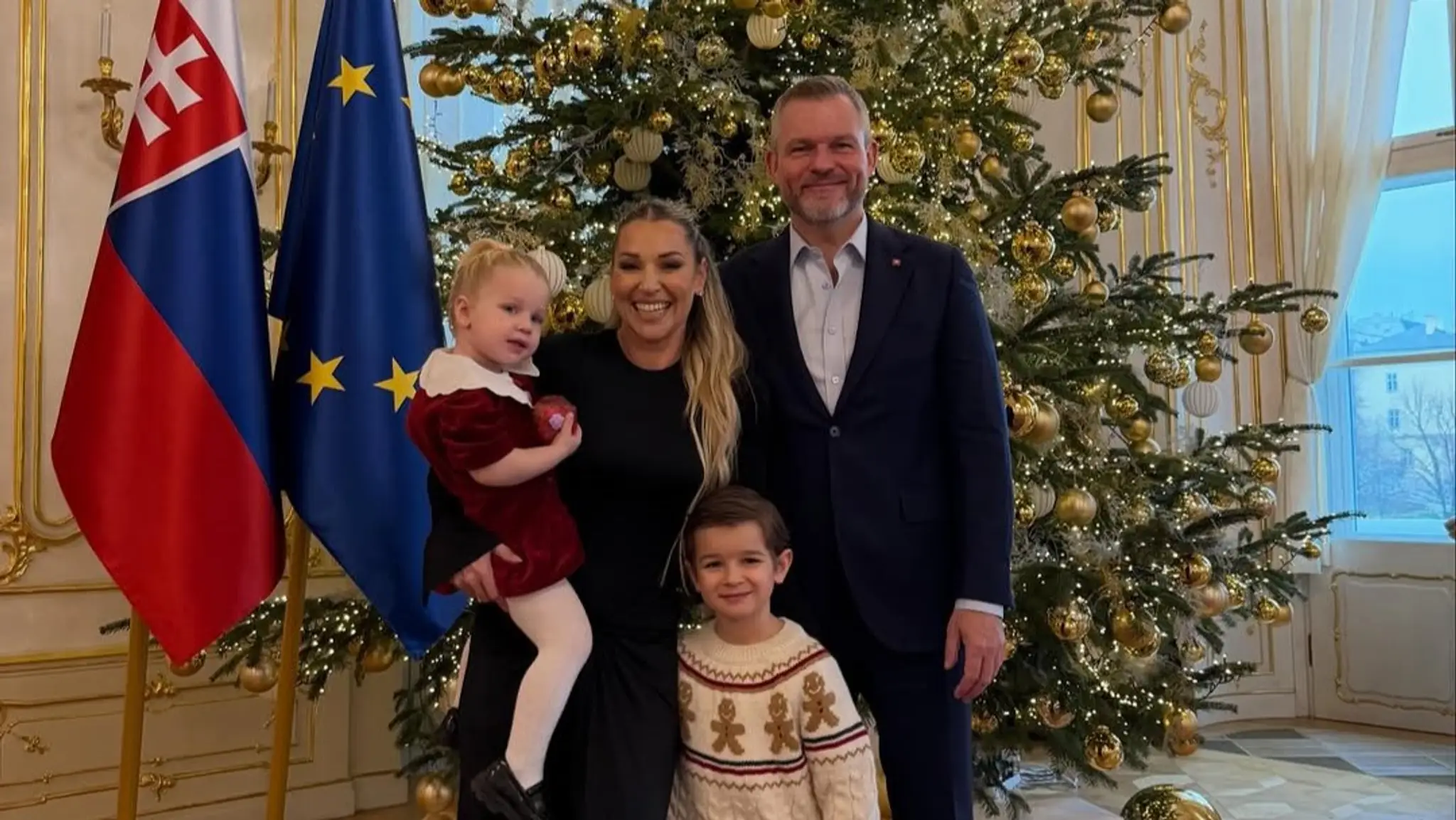 Dominika Cibulková na návštevu u Petra Pellegriniho