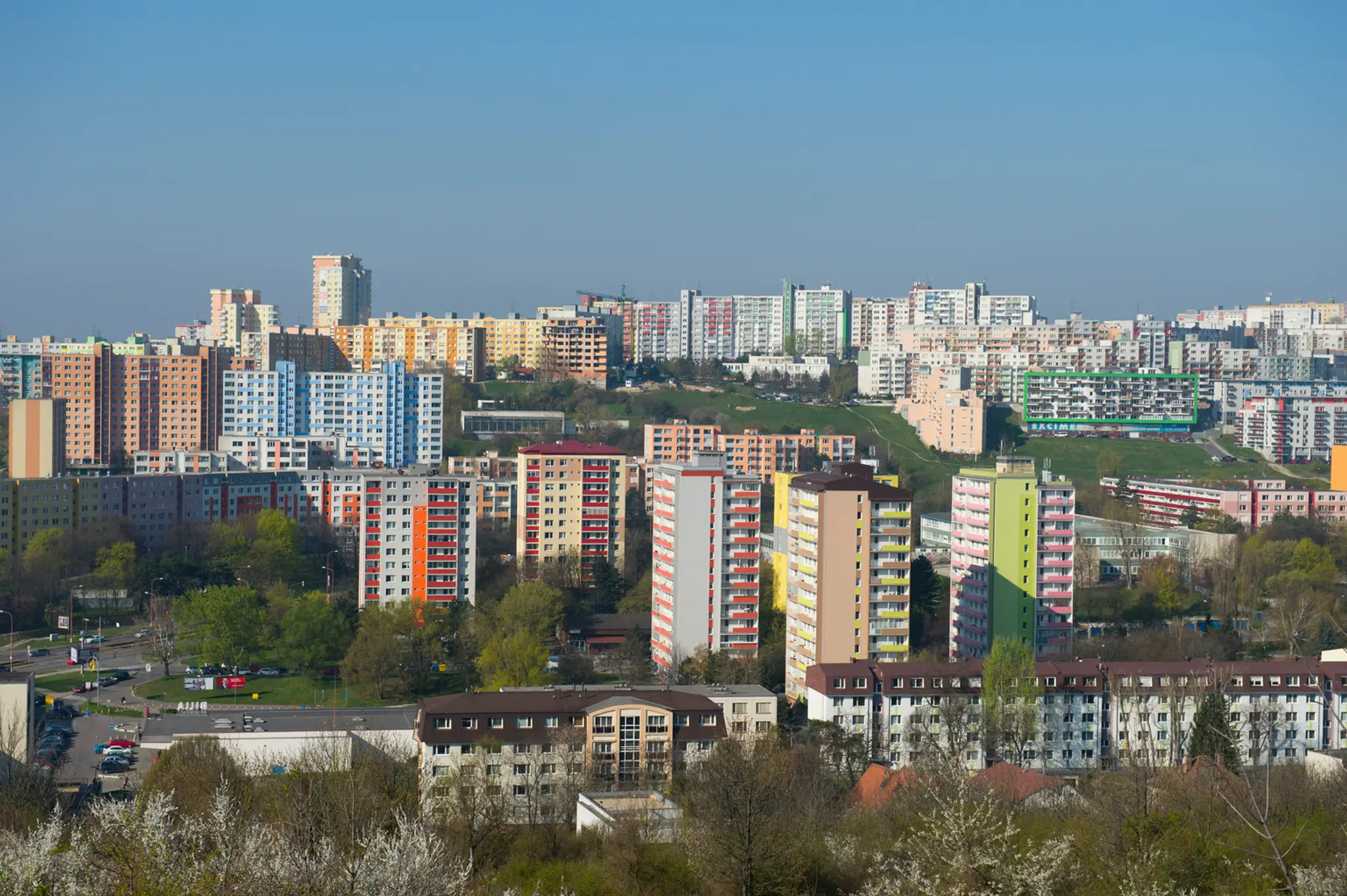 Na snímke bratislavské sídlisko Dlhé diely