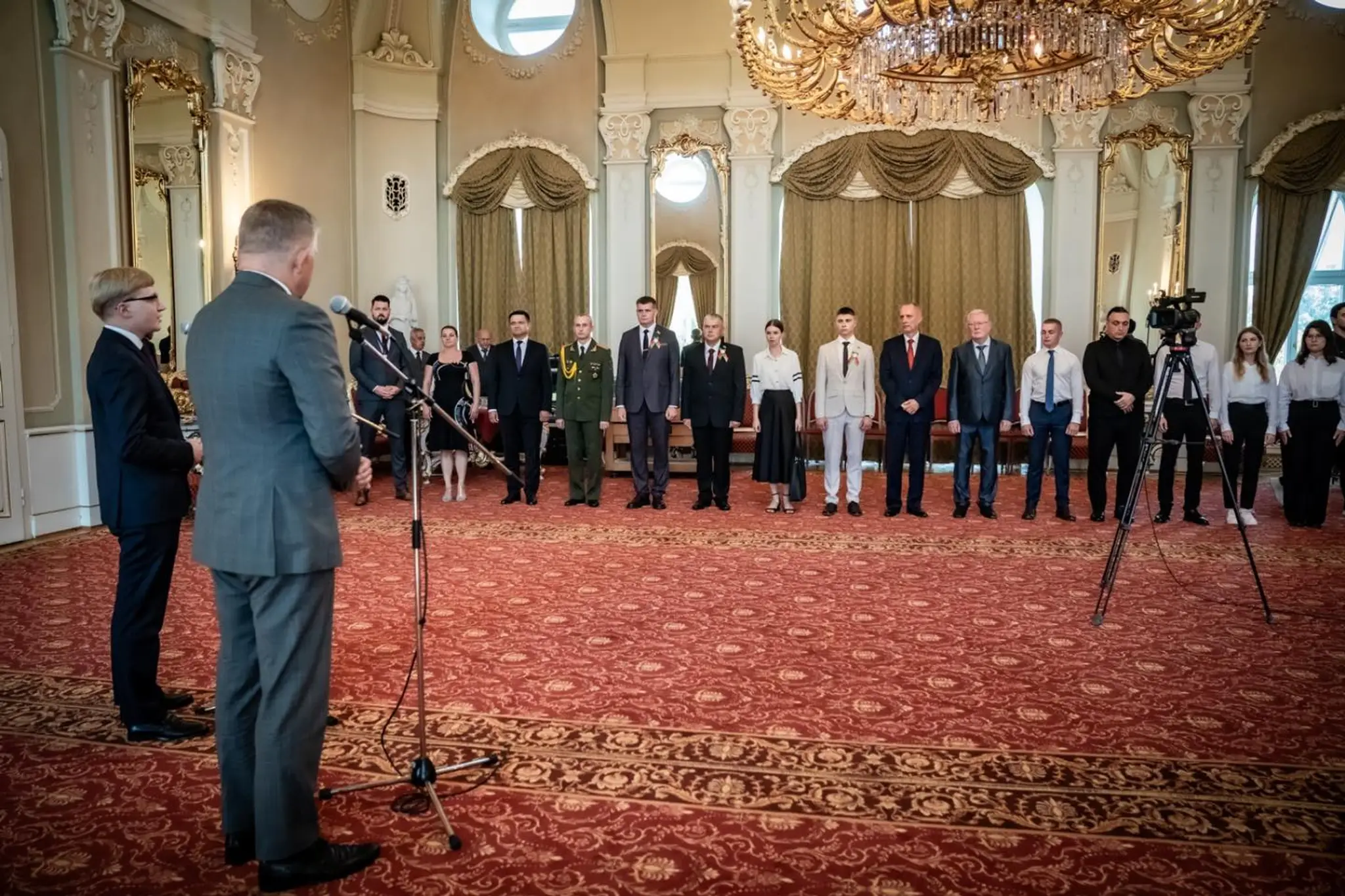 Fico sa stretol s potomkami účastníkov SNP z Ruska a Bieloruska. 