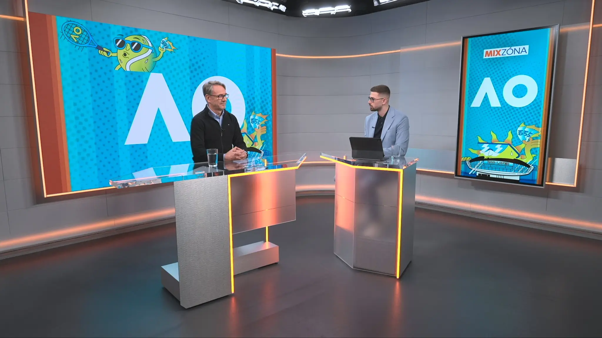 Štefan Čižmarovič v štúdiu TN live.