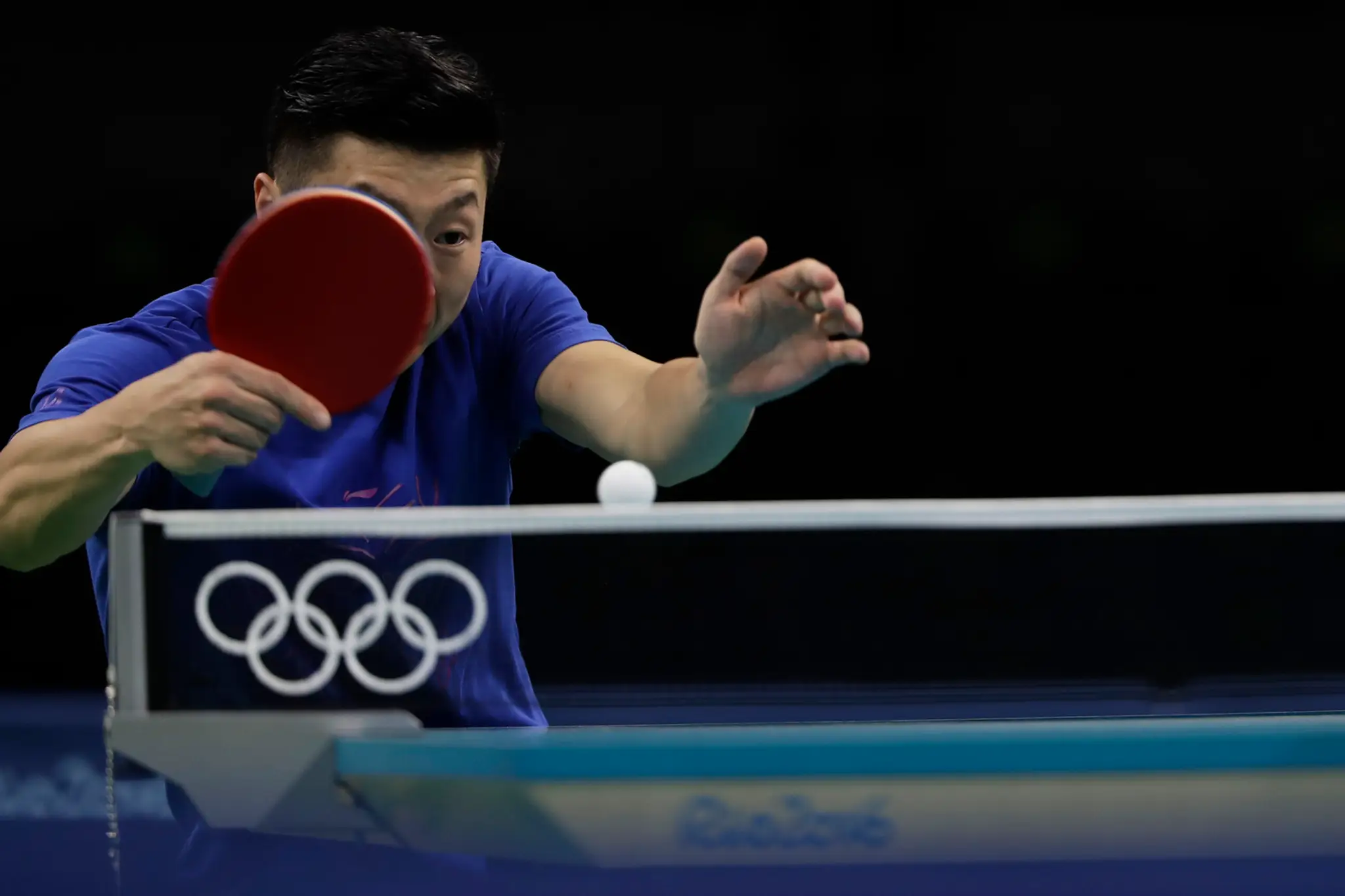 Ma Long na archívnej snímke.
