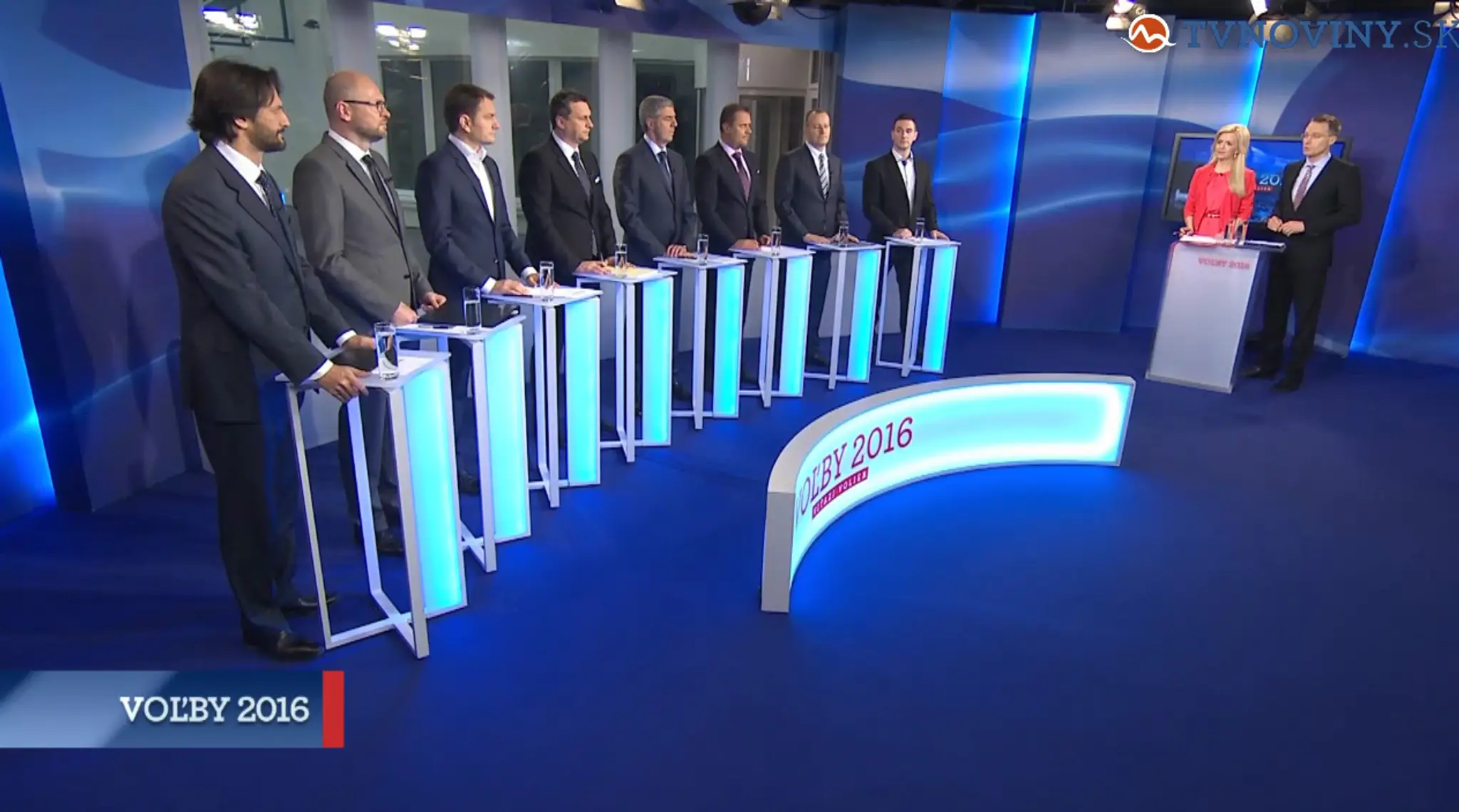 Povolebná politická debata na TV Markíza.