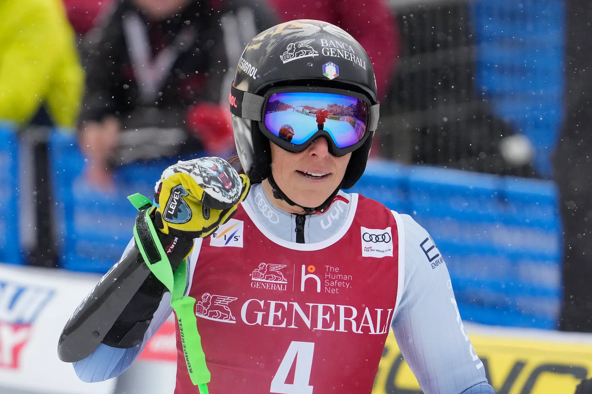 Talianska lyžiarka Federica Brignoneová 