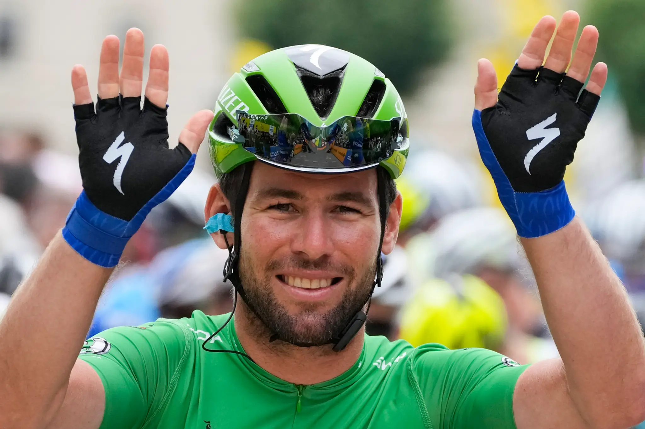 Britský cyklista Mark Cavendish.