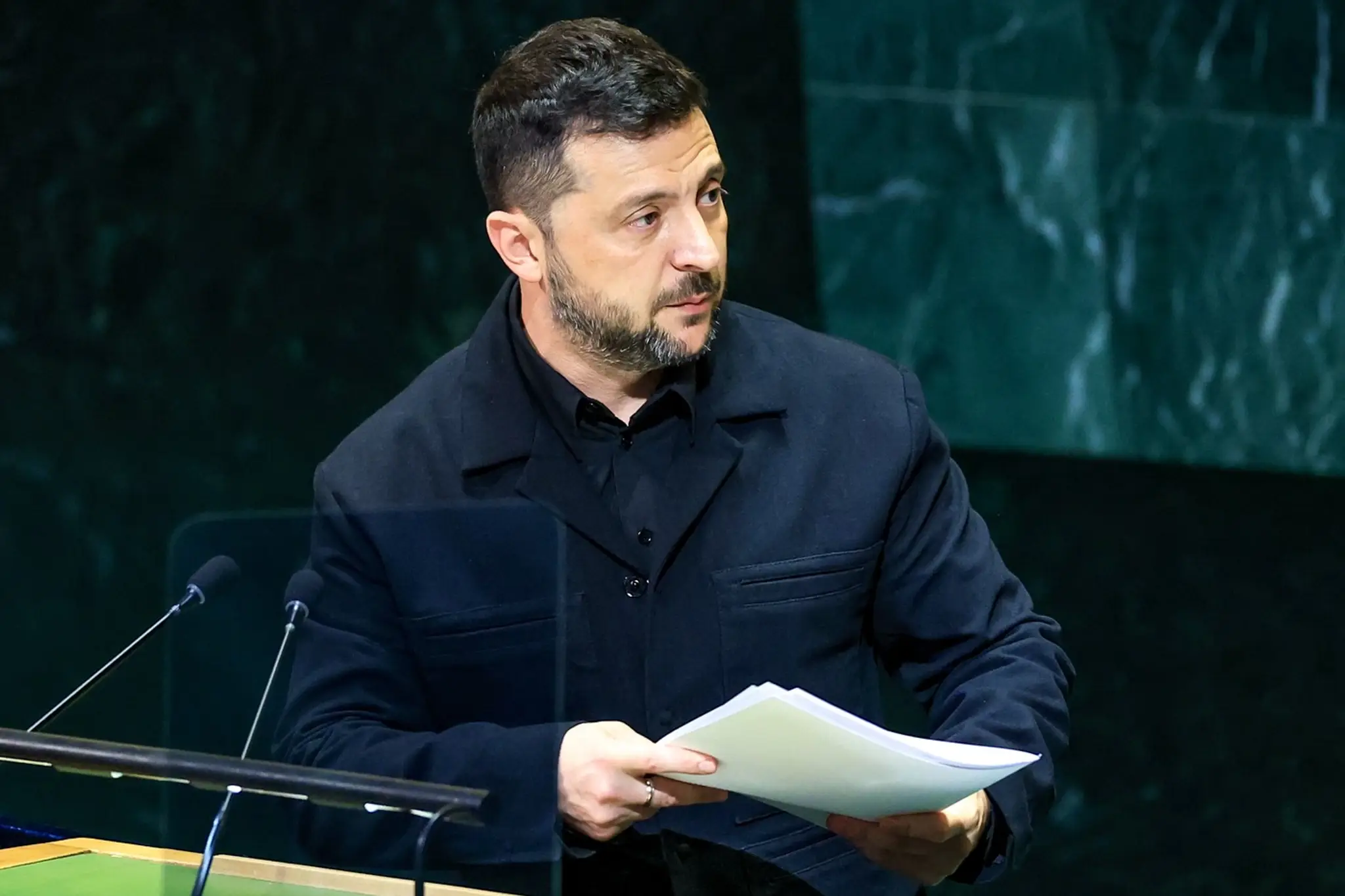 Ukrajinský prezident Volodymyr Zelenskyj.