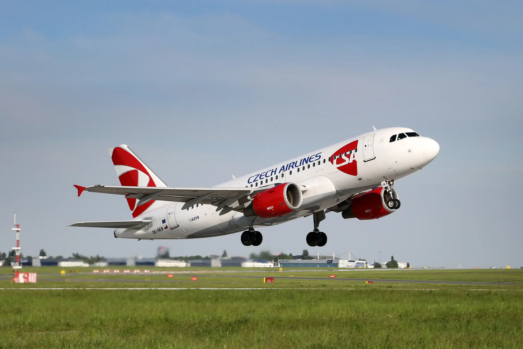 Airbus A319 českej leteckej spoločnosti ČSA