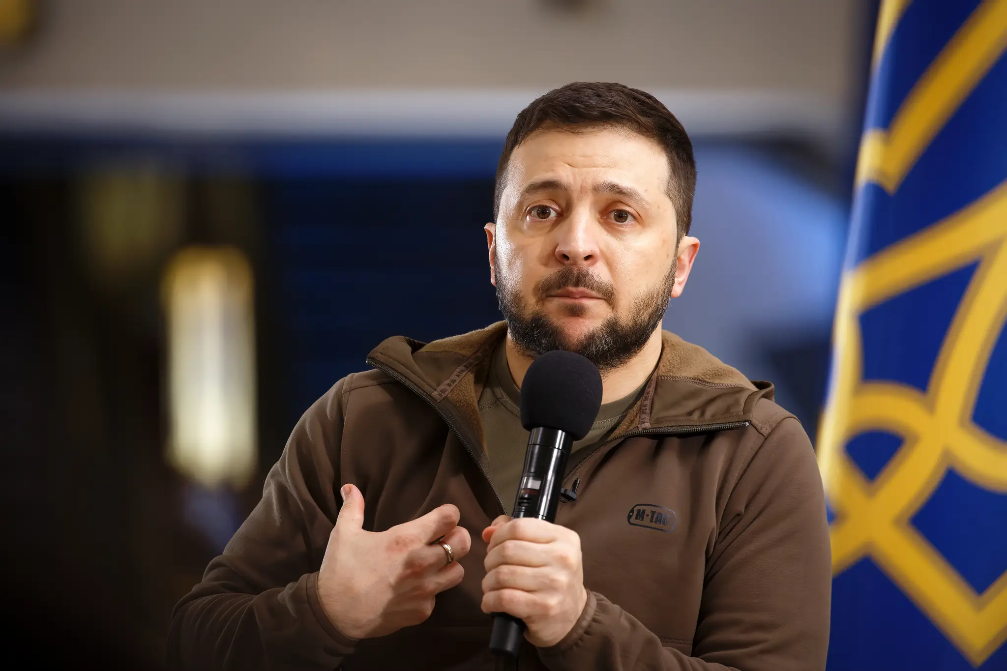 Ukrajinský prezident Volodymyr Zelenskyj.