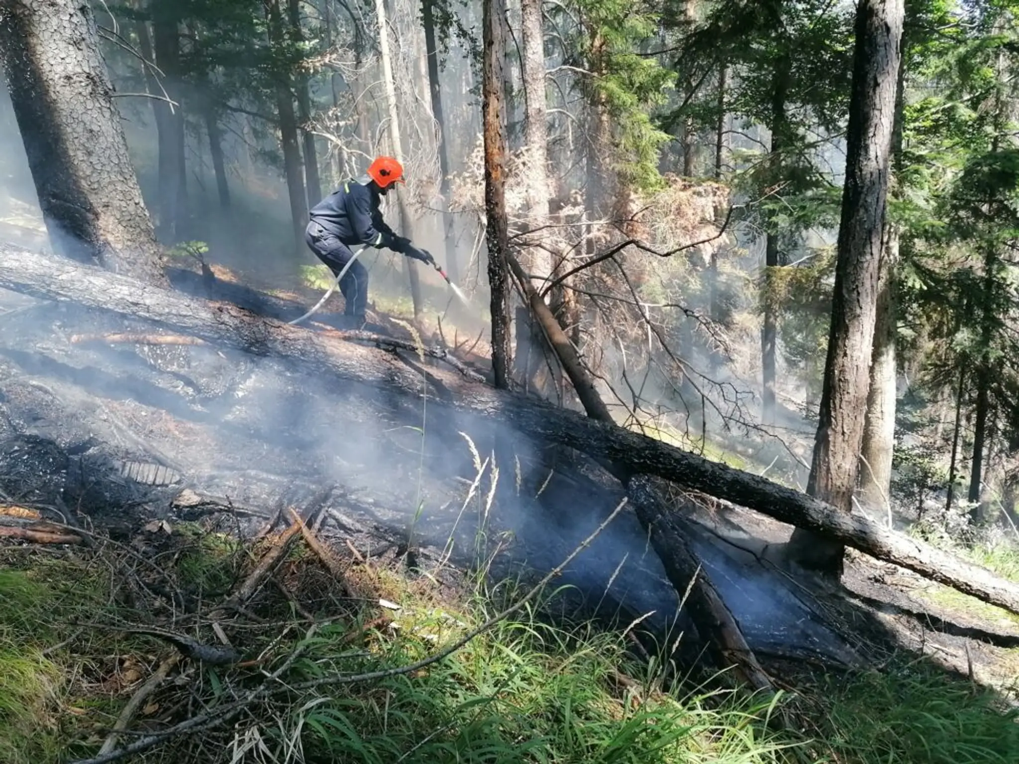 Hasenie požiaru v NP