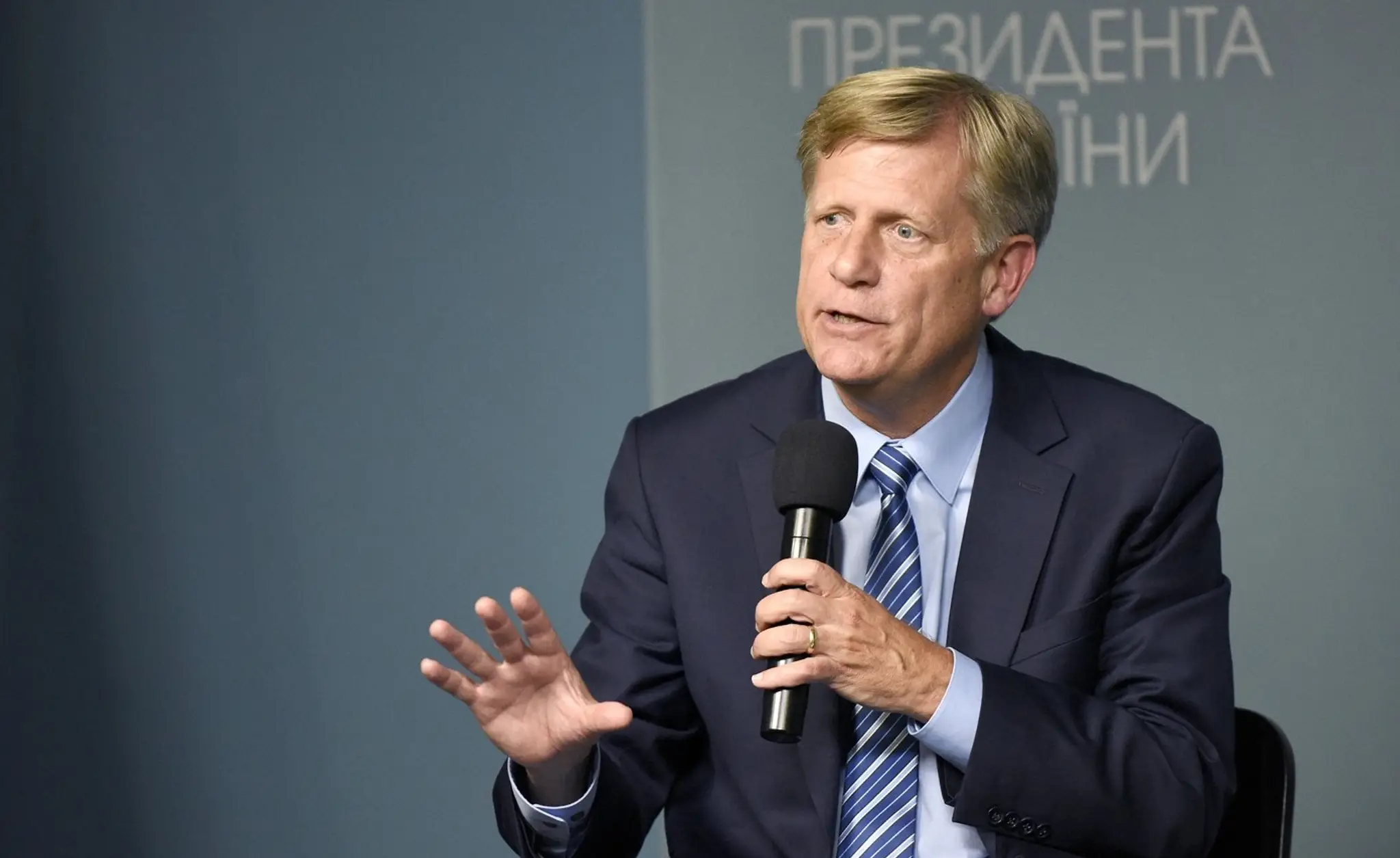  Bývalý americký veľvyslanec v Moskve Michael McFaul .