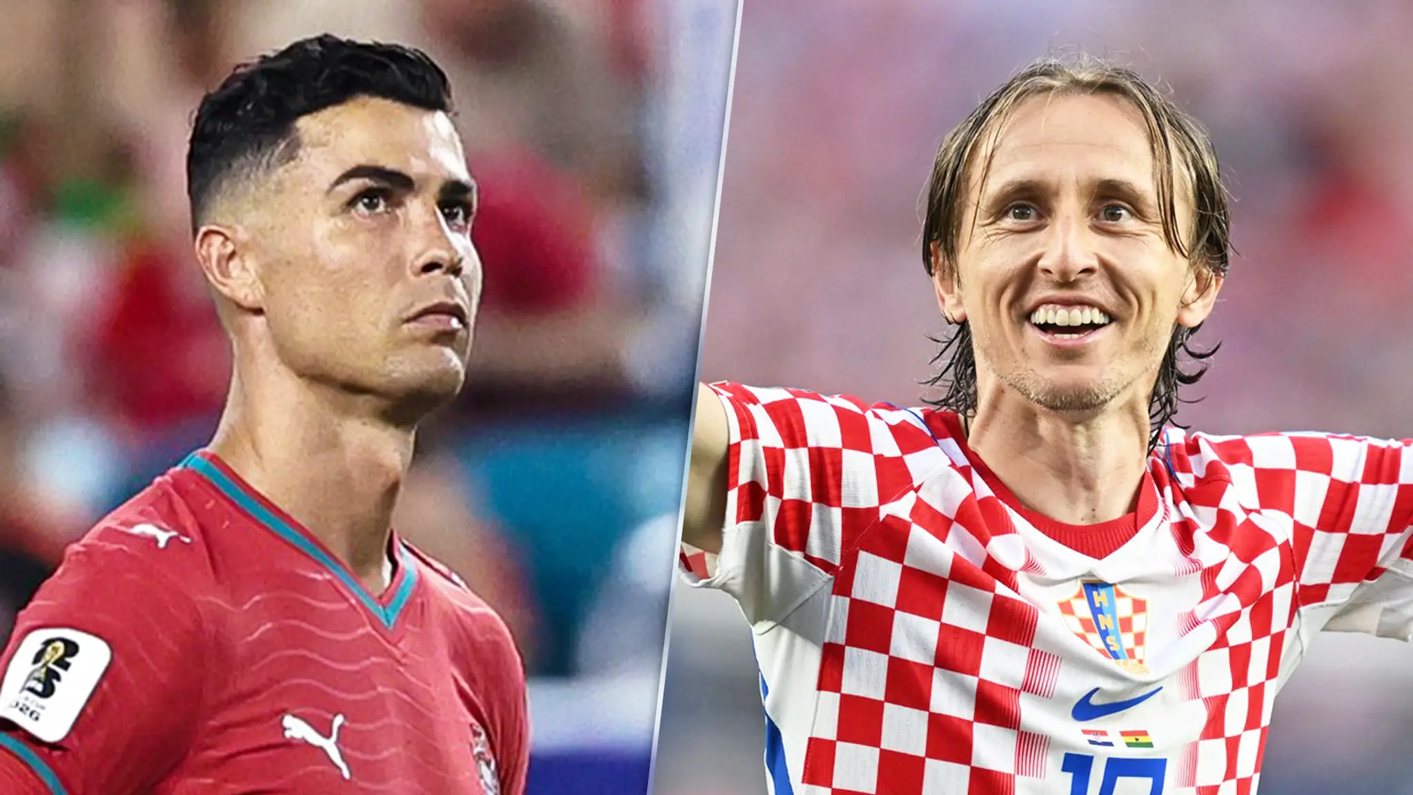 Cristiano Ronaldo a Luka Modrič.