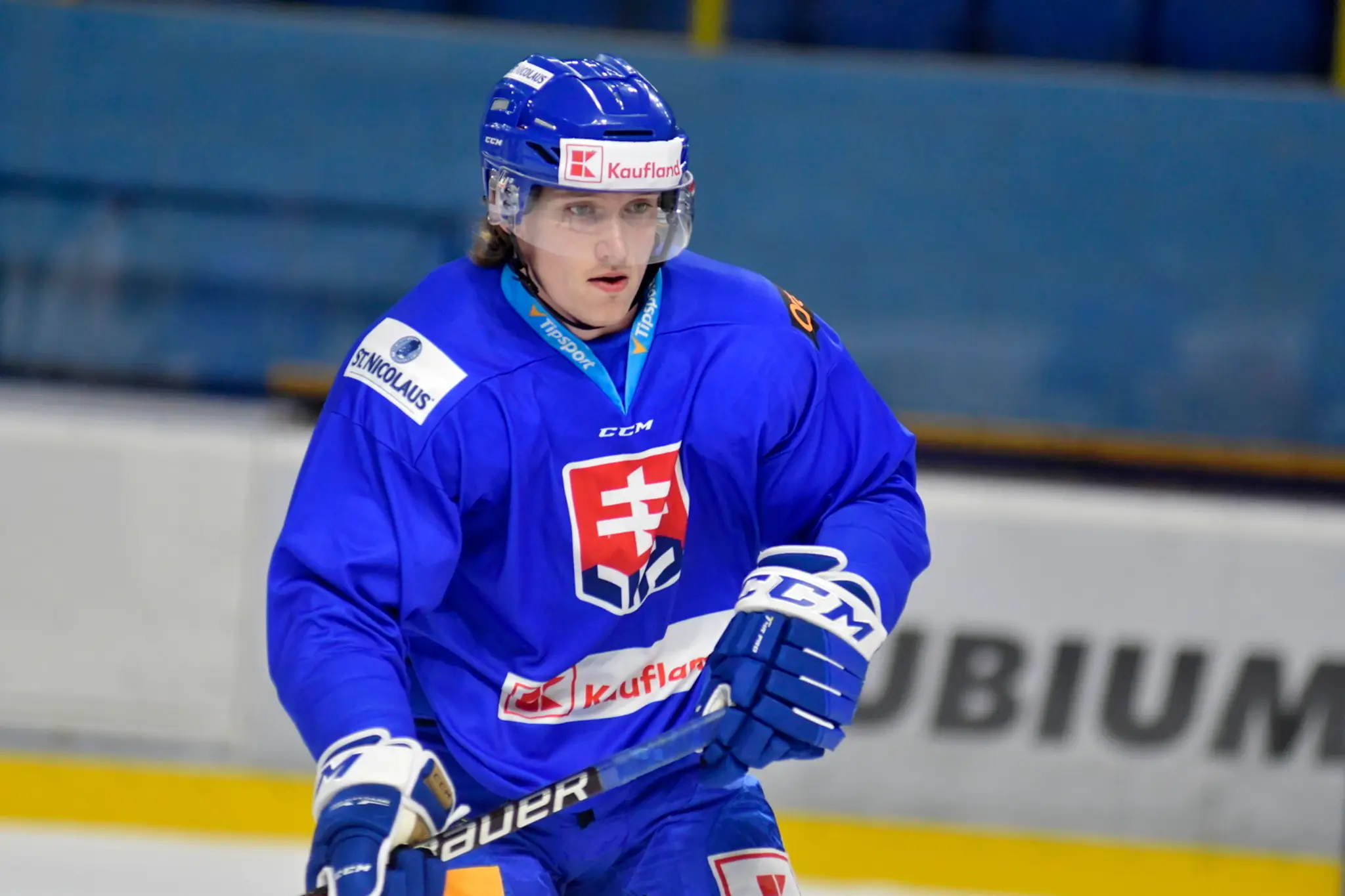 Útočník Tomáš Tatar počas tréningu na zraze reprezentácie v príprave pred MS.