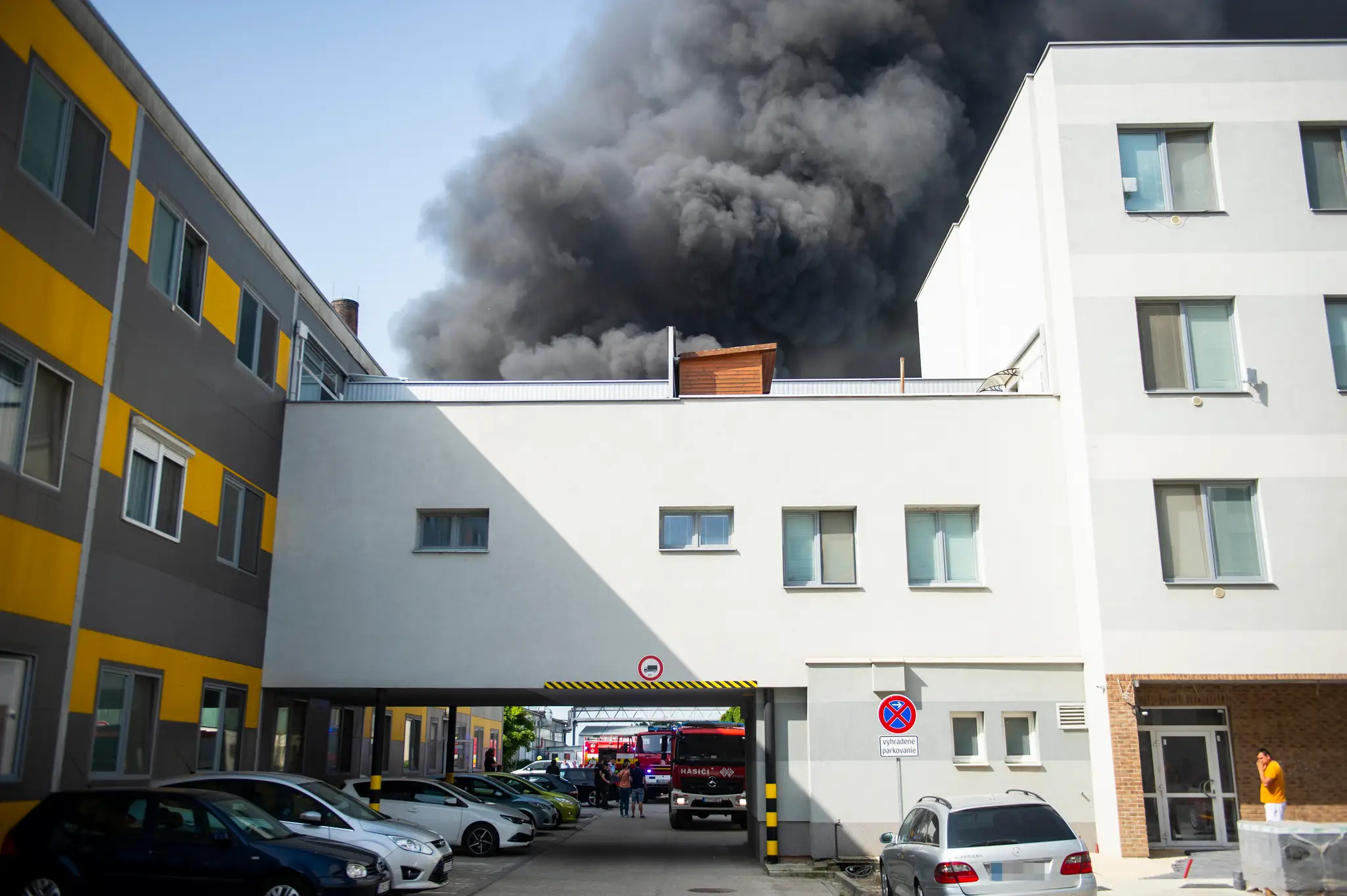 Požiar v Rovinke