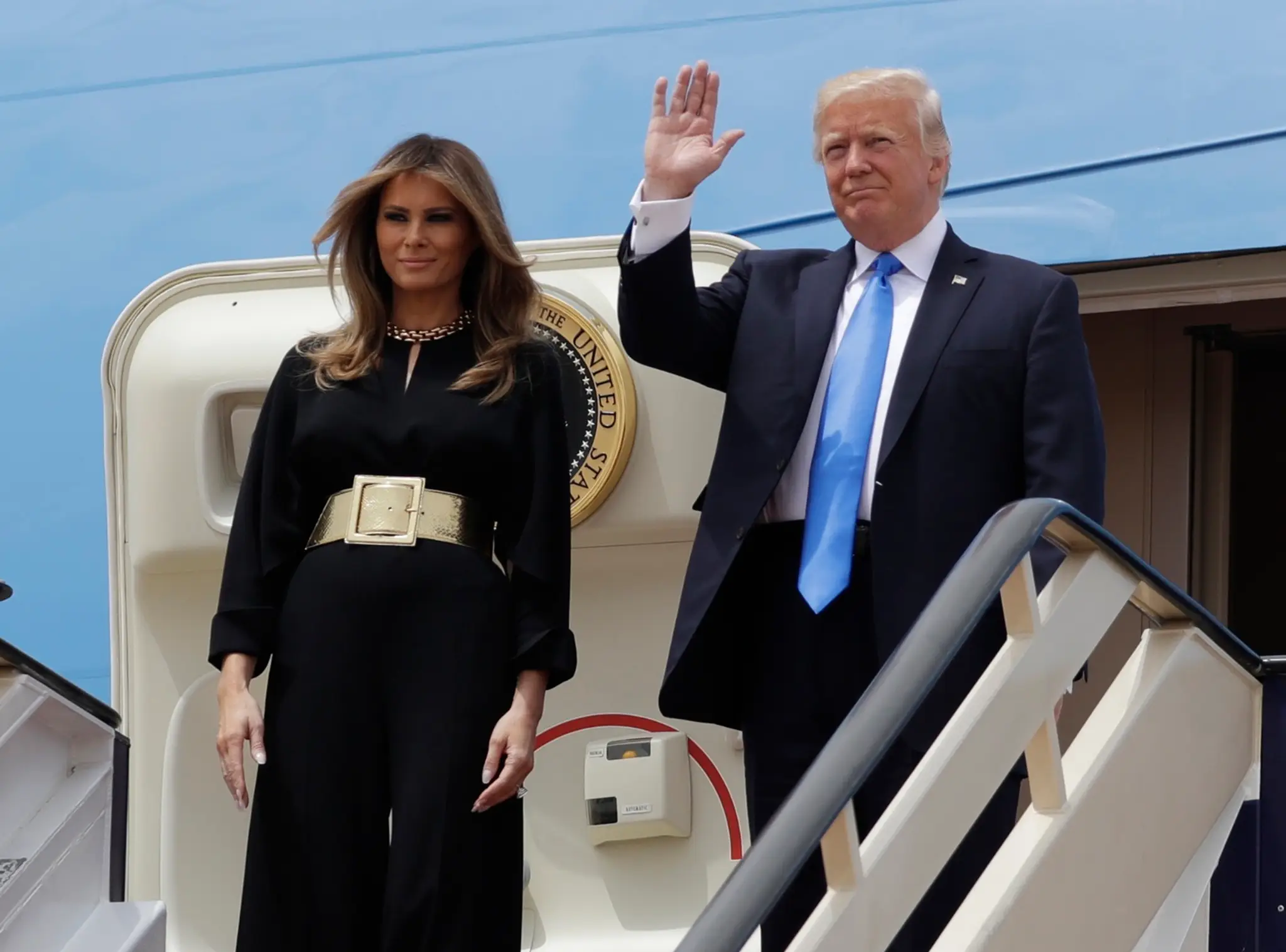 Donald Trump s manželkou Melaniou.