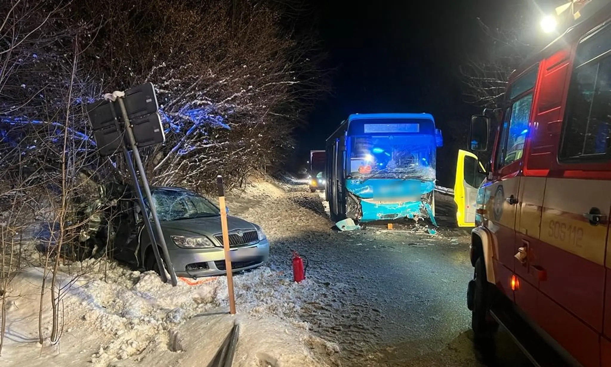 Nehoda autobusu v Oravskom Podzámku