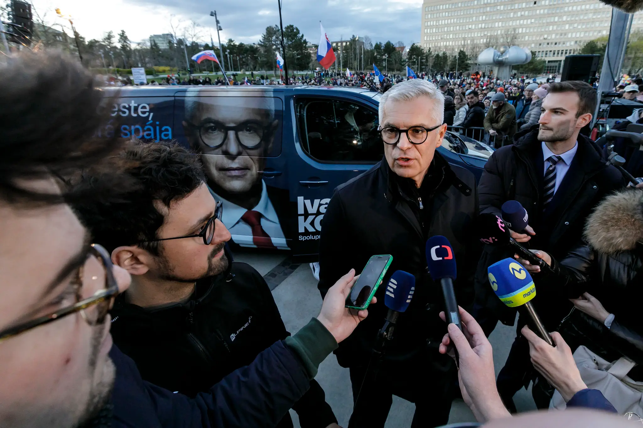 Na snímke občiansky kandidát na prezidenta SR Ivan Korčok.