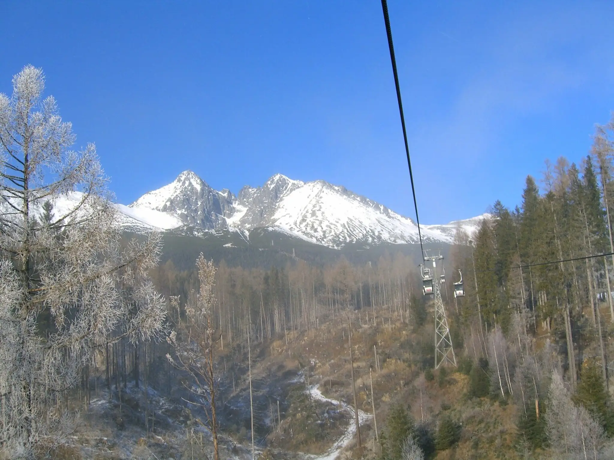 Vysoké Tatry v zime.