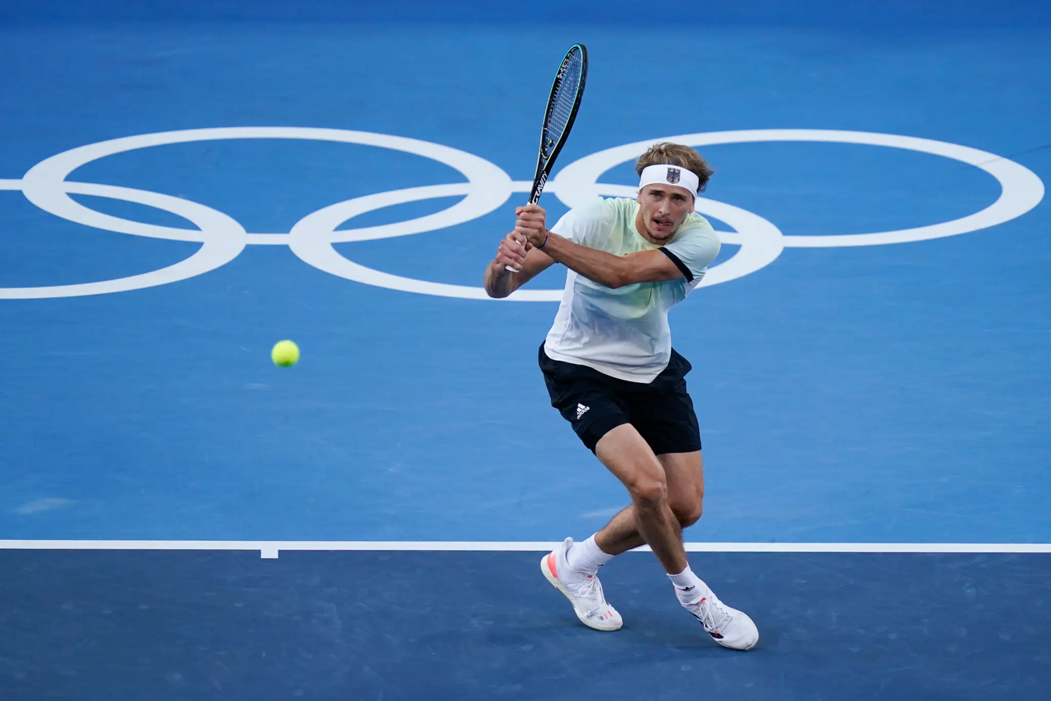 Alexender Zverev vo finálovom zápase.