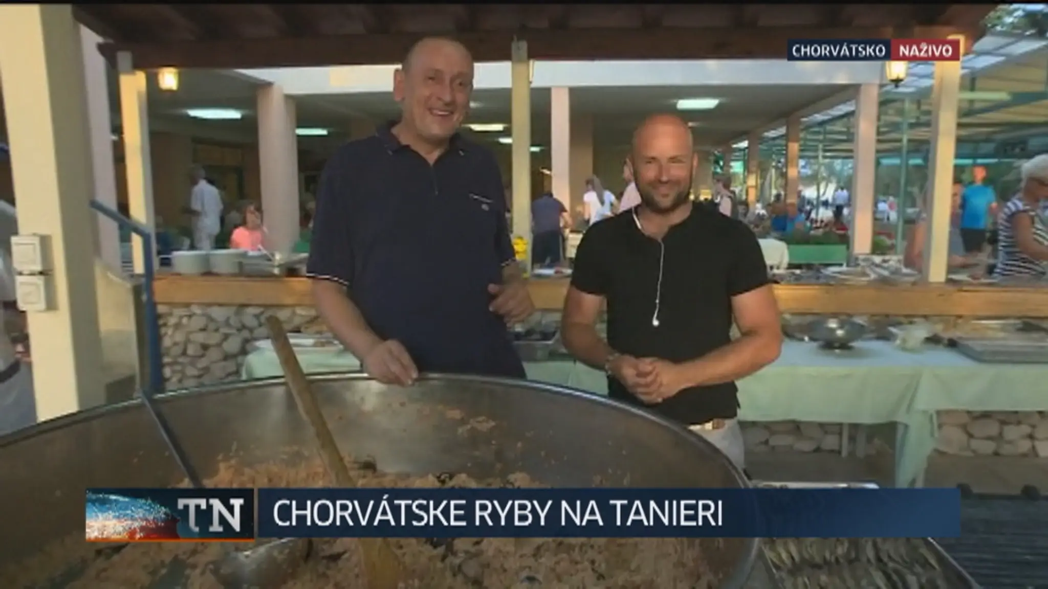 Tradičný rybací trh v Makarskej.