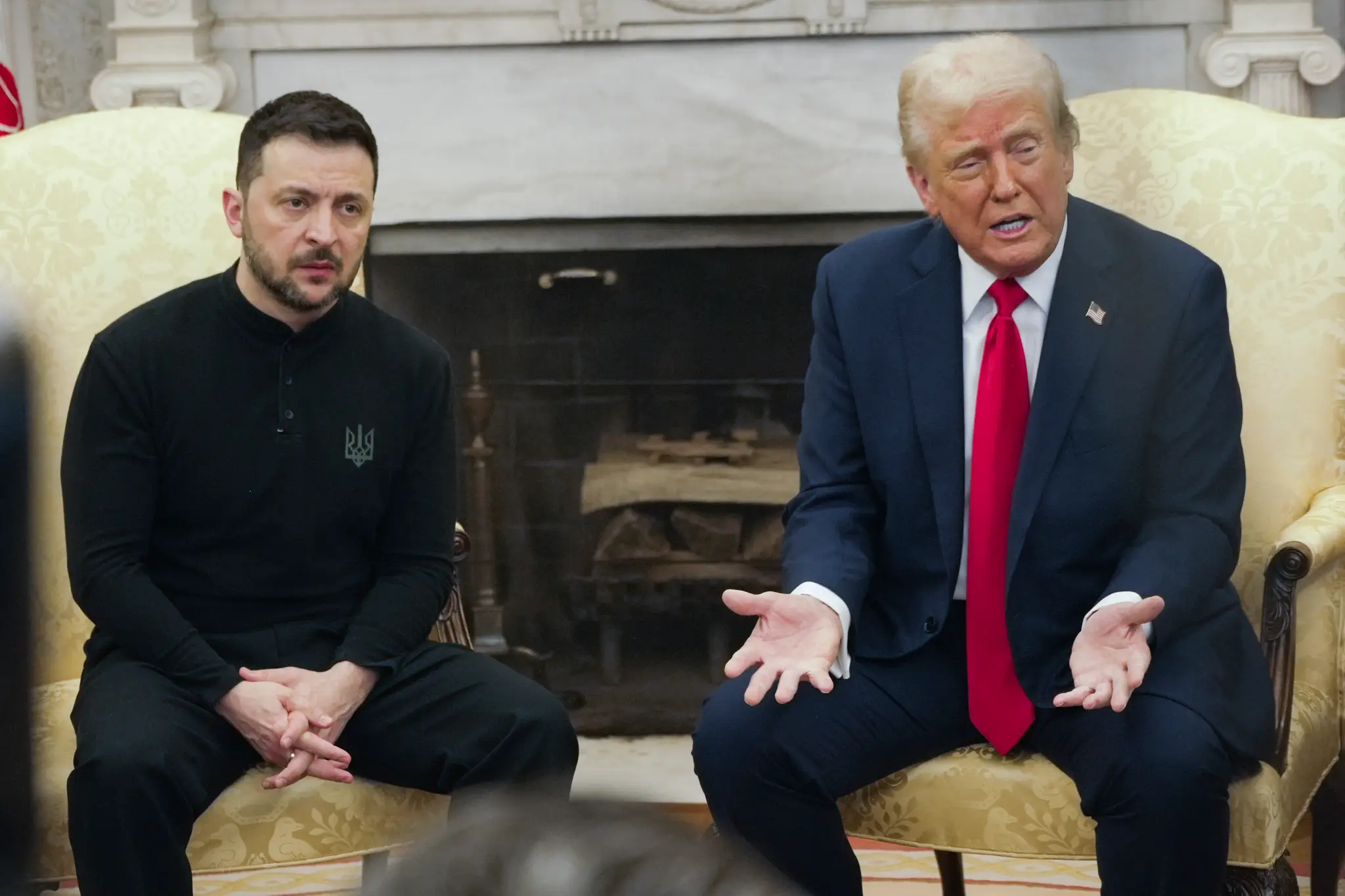 Donald Trump a Volodymyr Zelenskyj