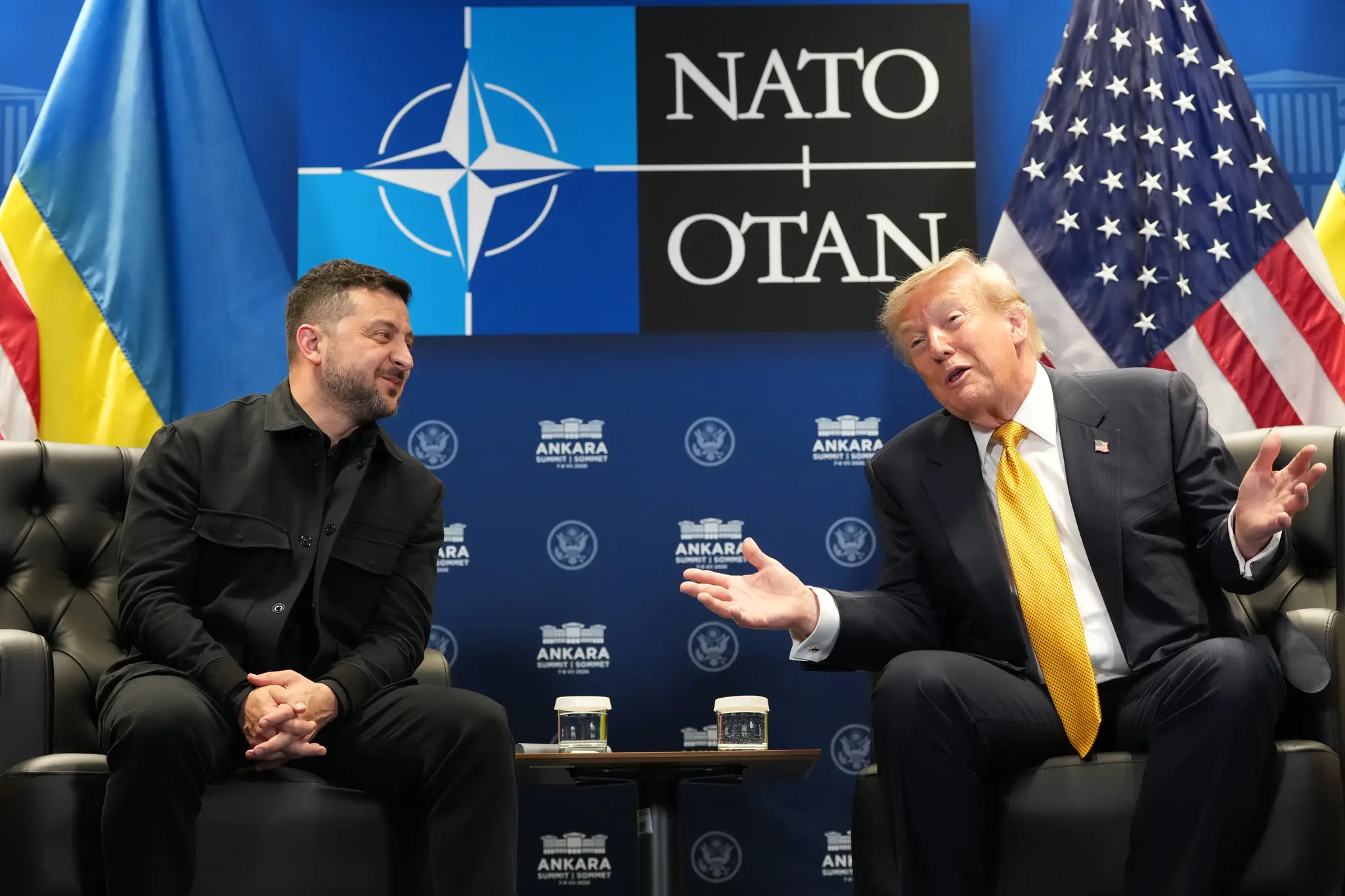 Donald Trump a Volodymyr Zelenskyj