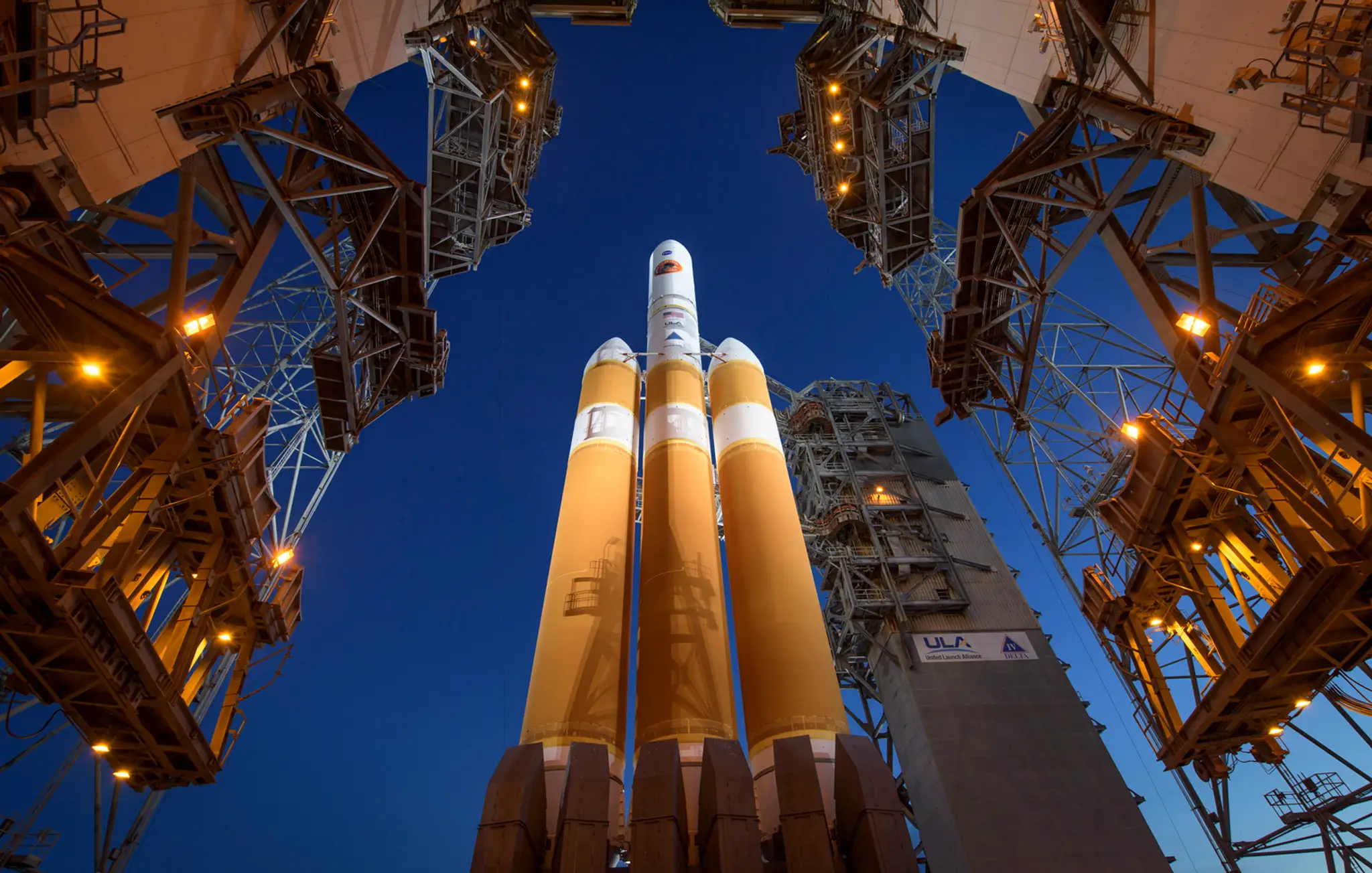Raketa Delta IV Rocket, ktorá vyniesla sondu Parker Solar Probe.