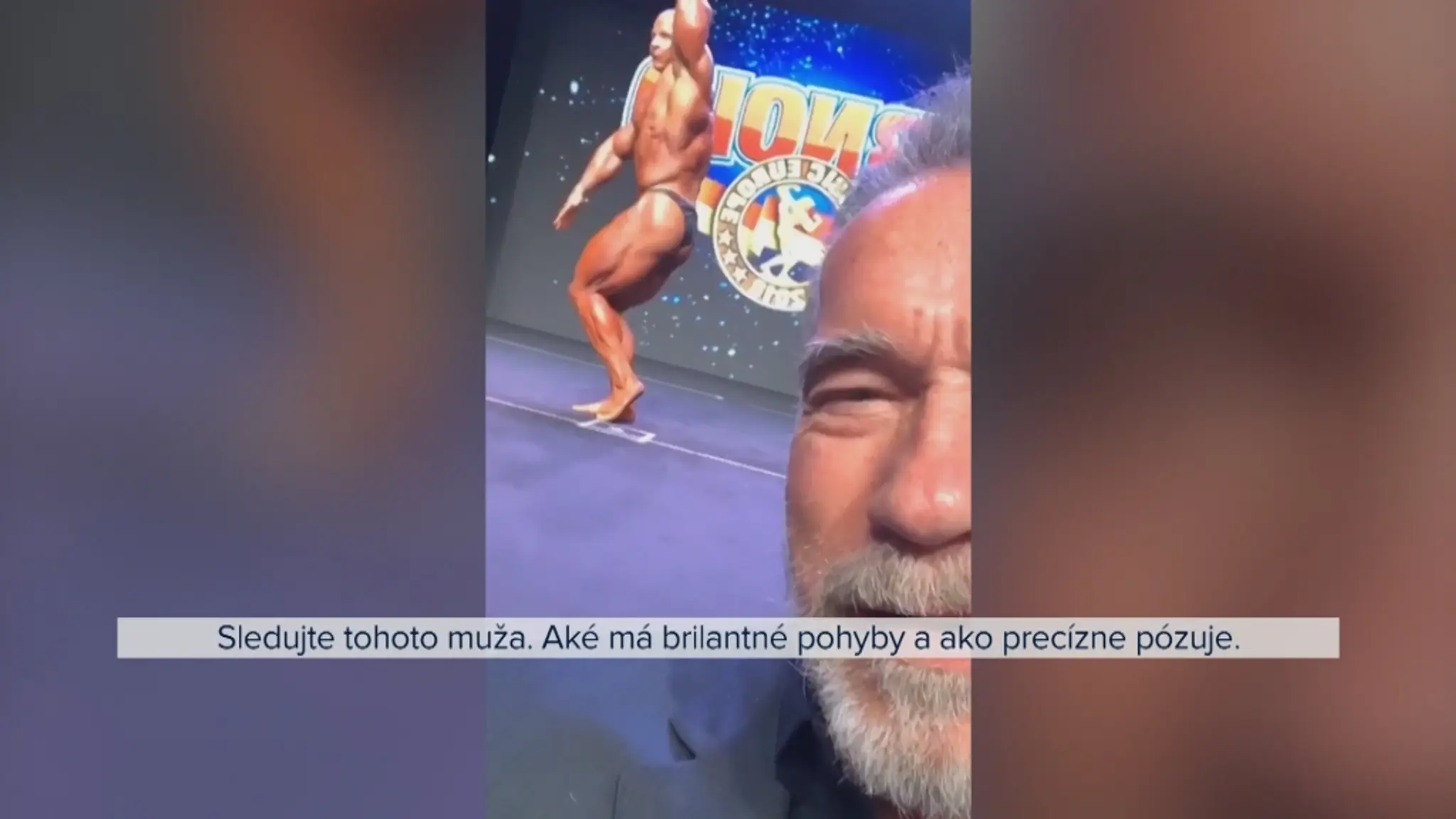 Arnold si kameruje Michala
