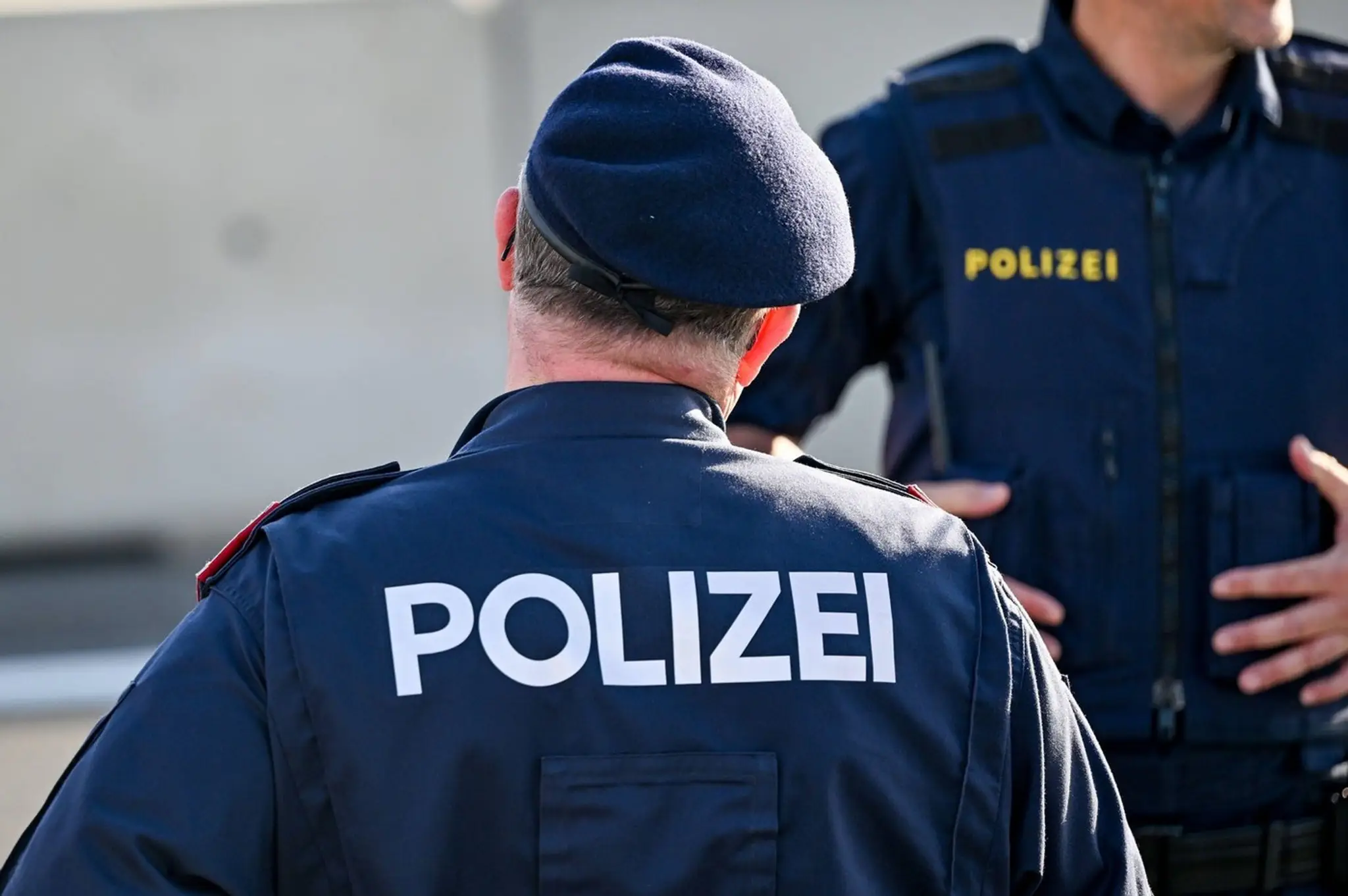 Rakúska polícia - ilustračná snímka.