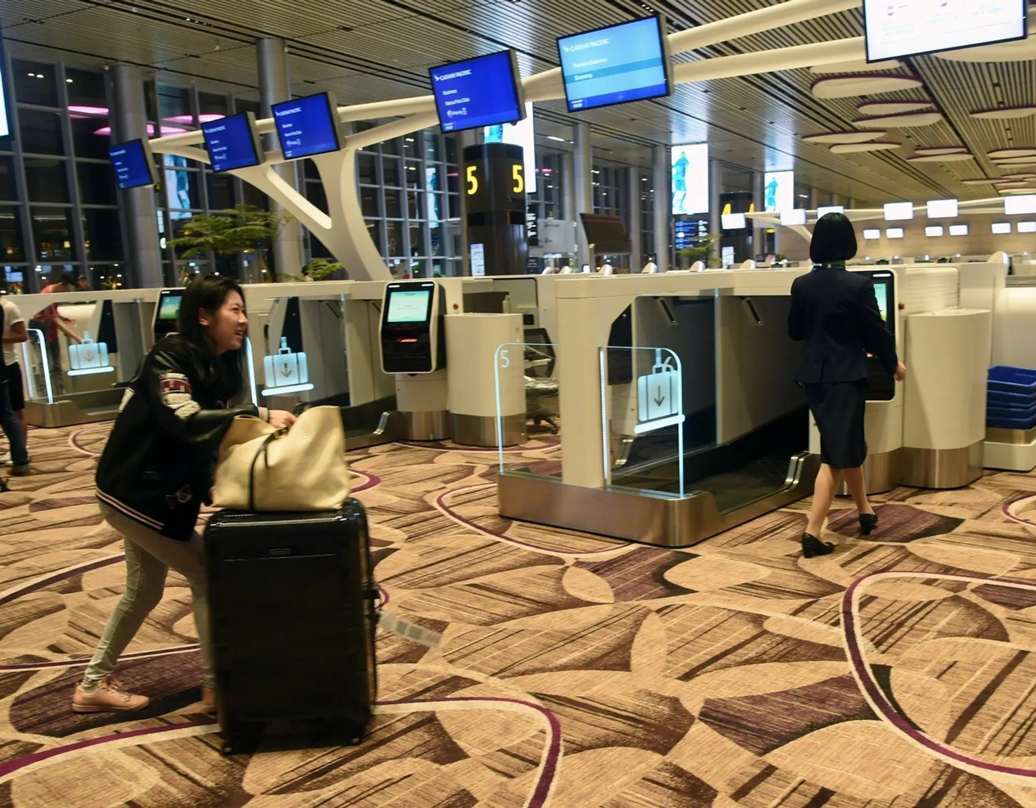 Changi Airport Singapur. 