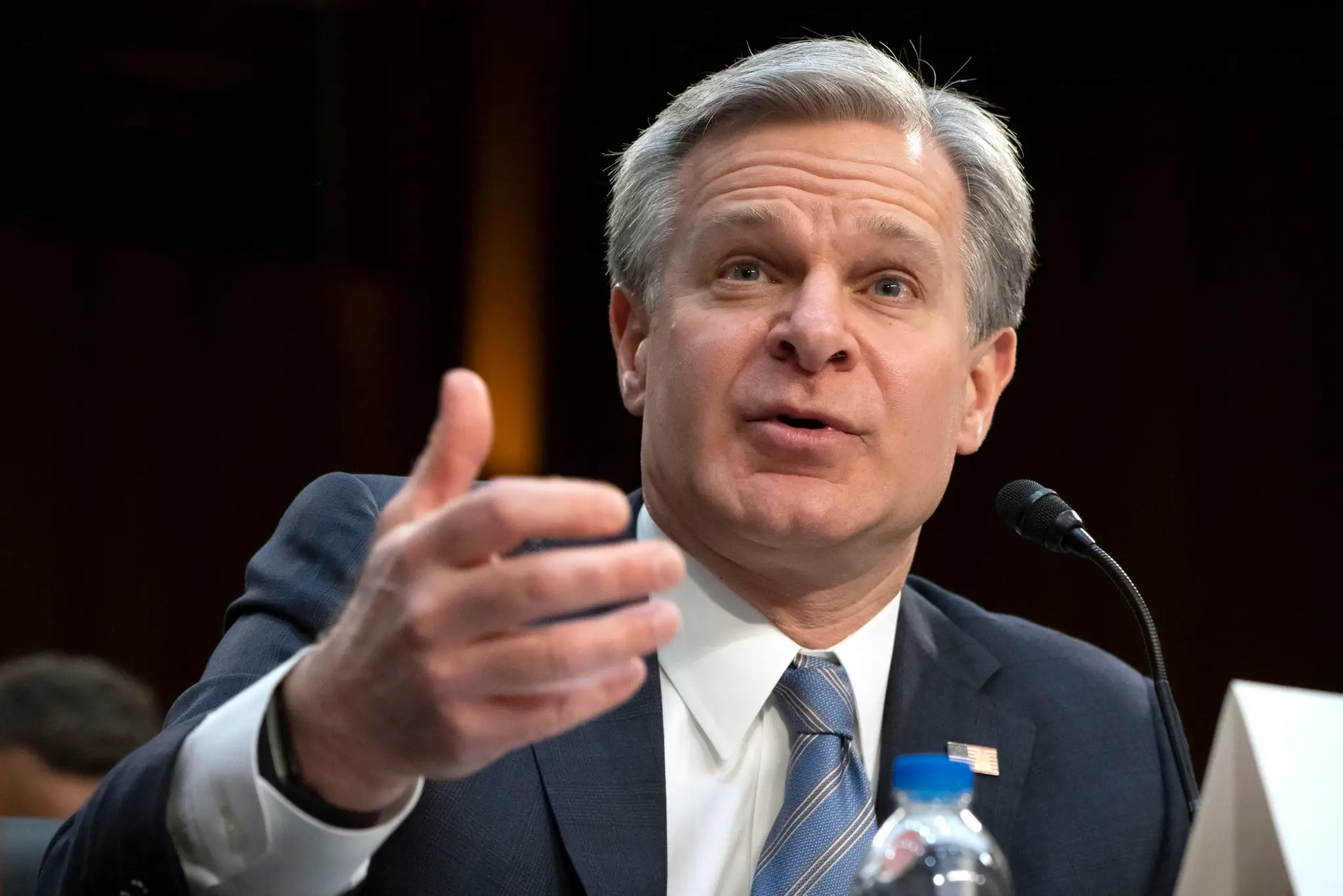 Riaditeľ FBI Christopher Wray.