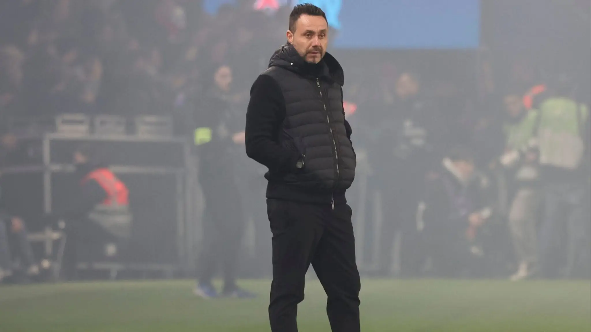 Roberto de Zerbi prevzal trápiaci sa Tottenham. (cropped)