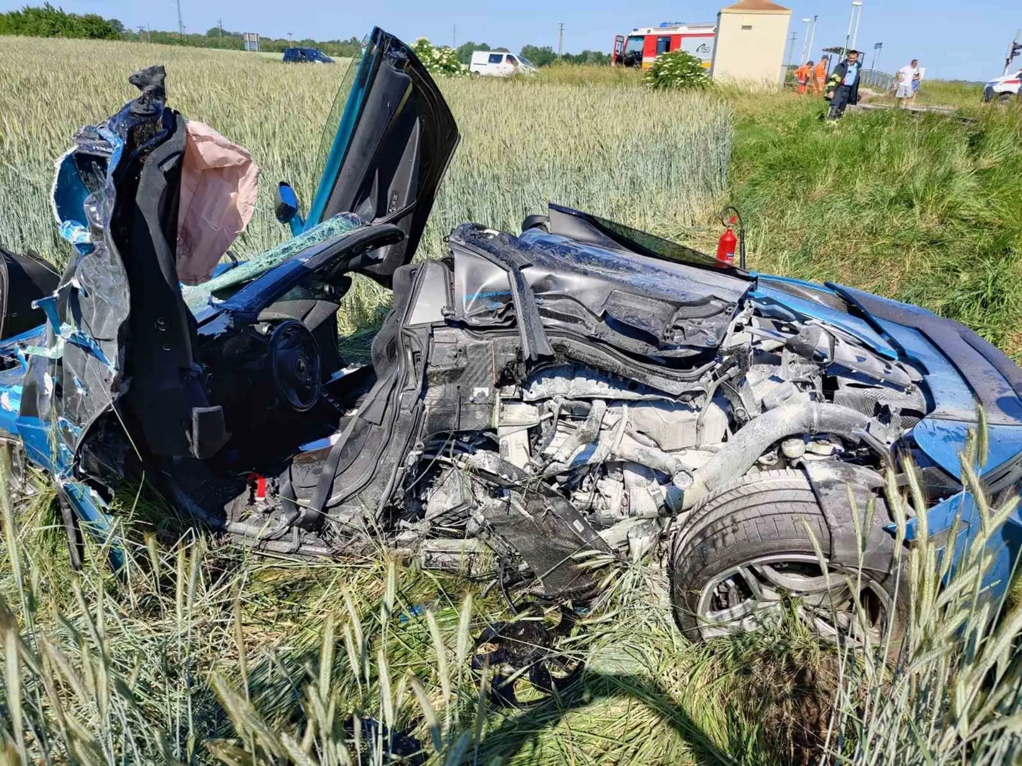 Auto po náraze.