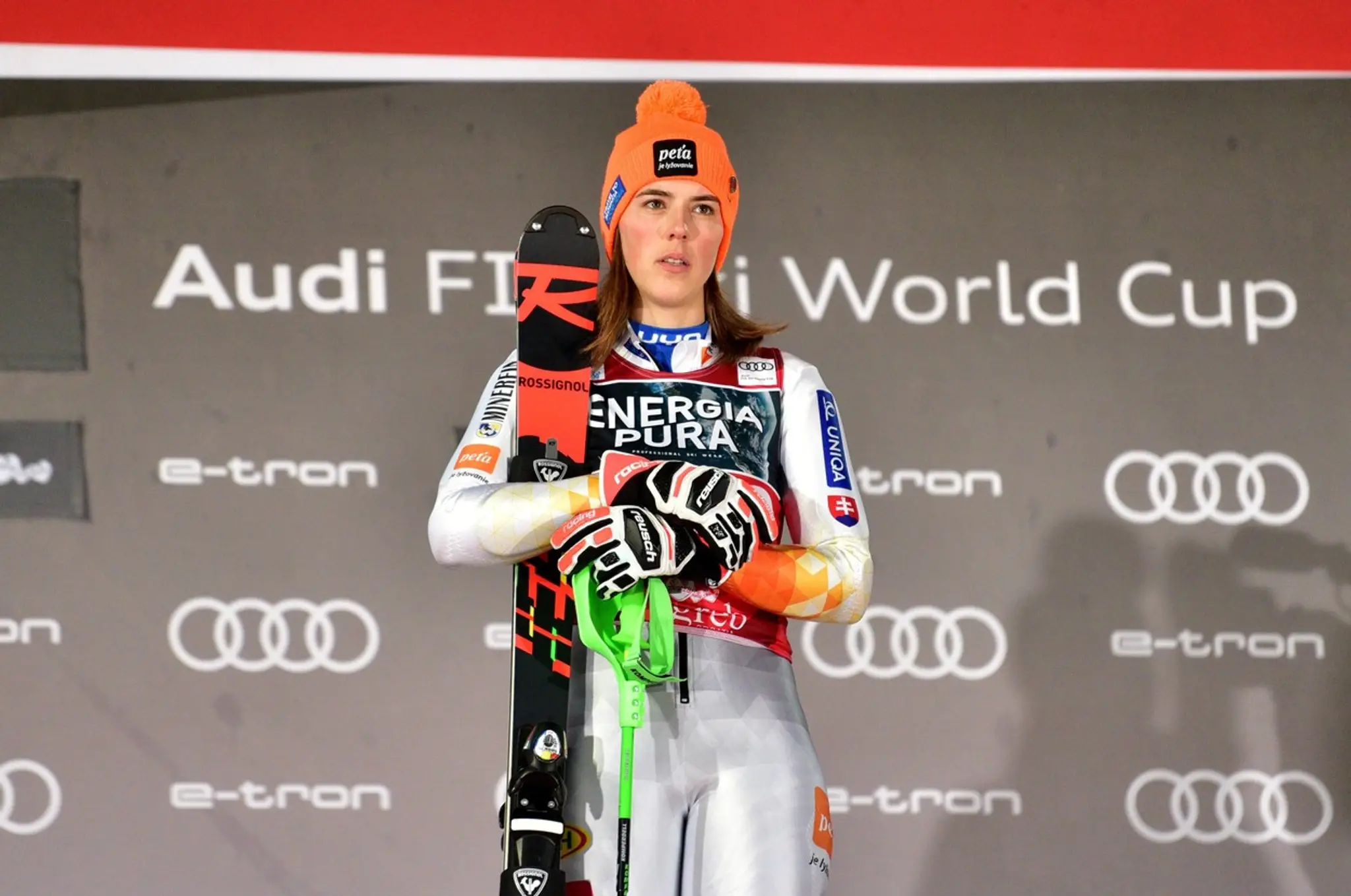 Petra Vlhová na archívnej snímke.