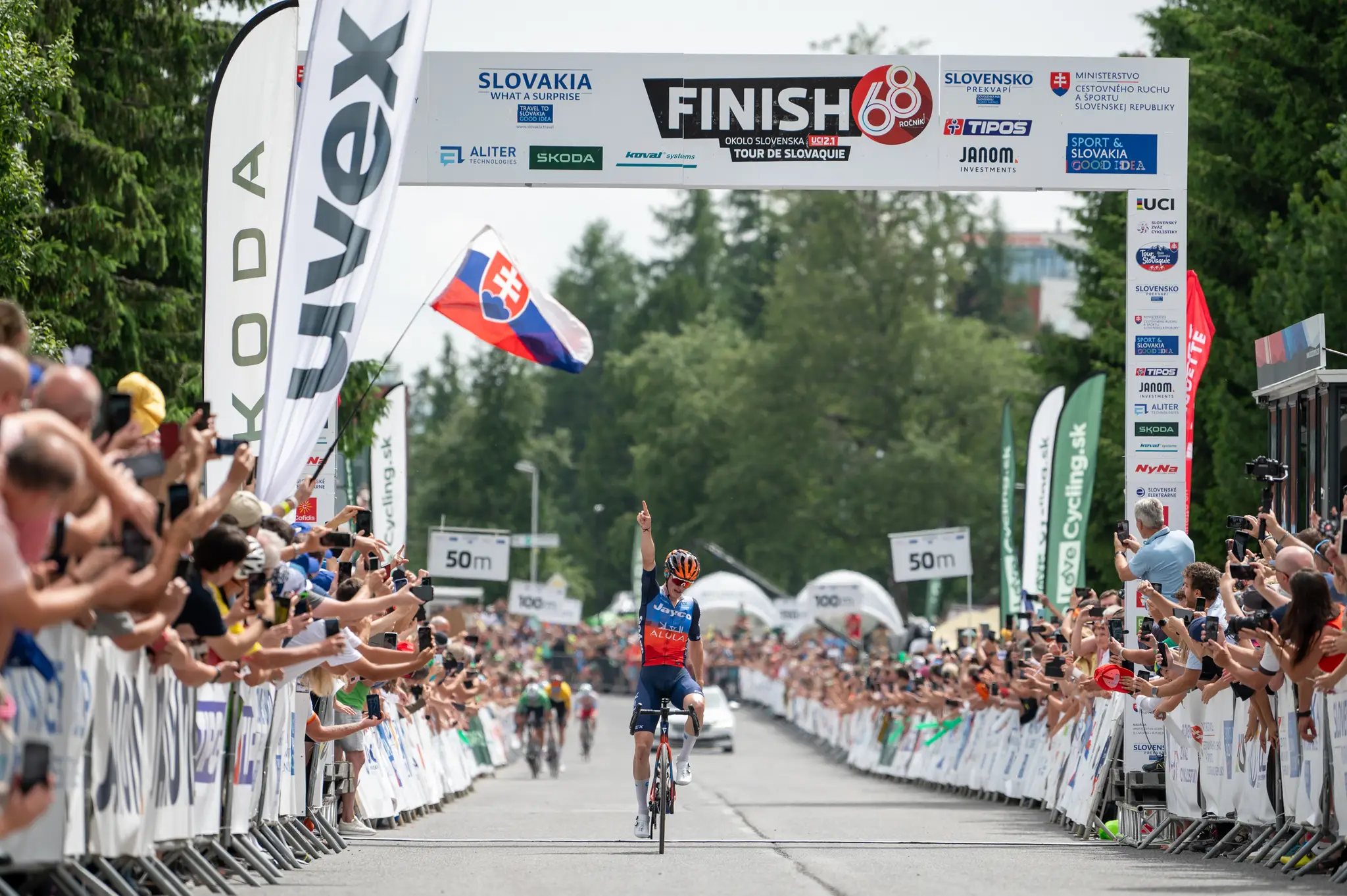Dojazd na Štrbskom Plese na Okolo Slovenska 2024