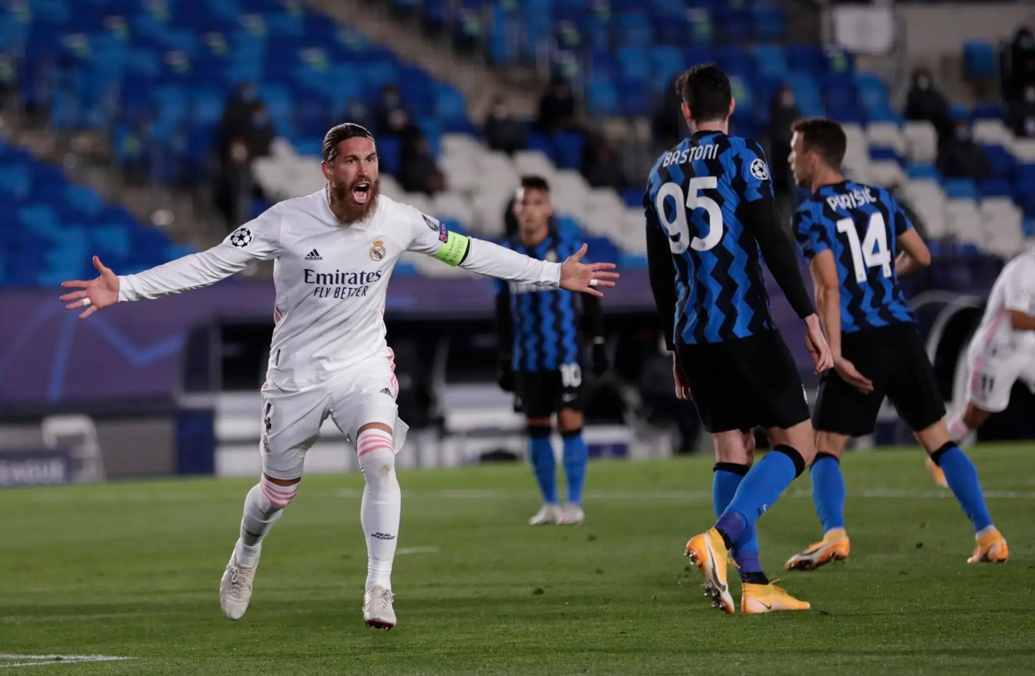 Sergio Ramos v drese Realu Madrid.