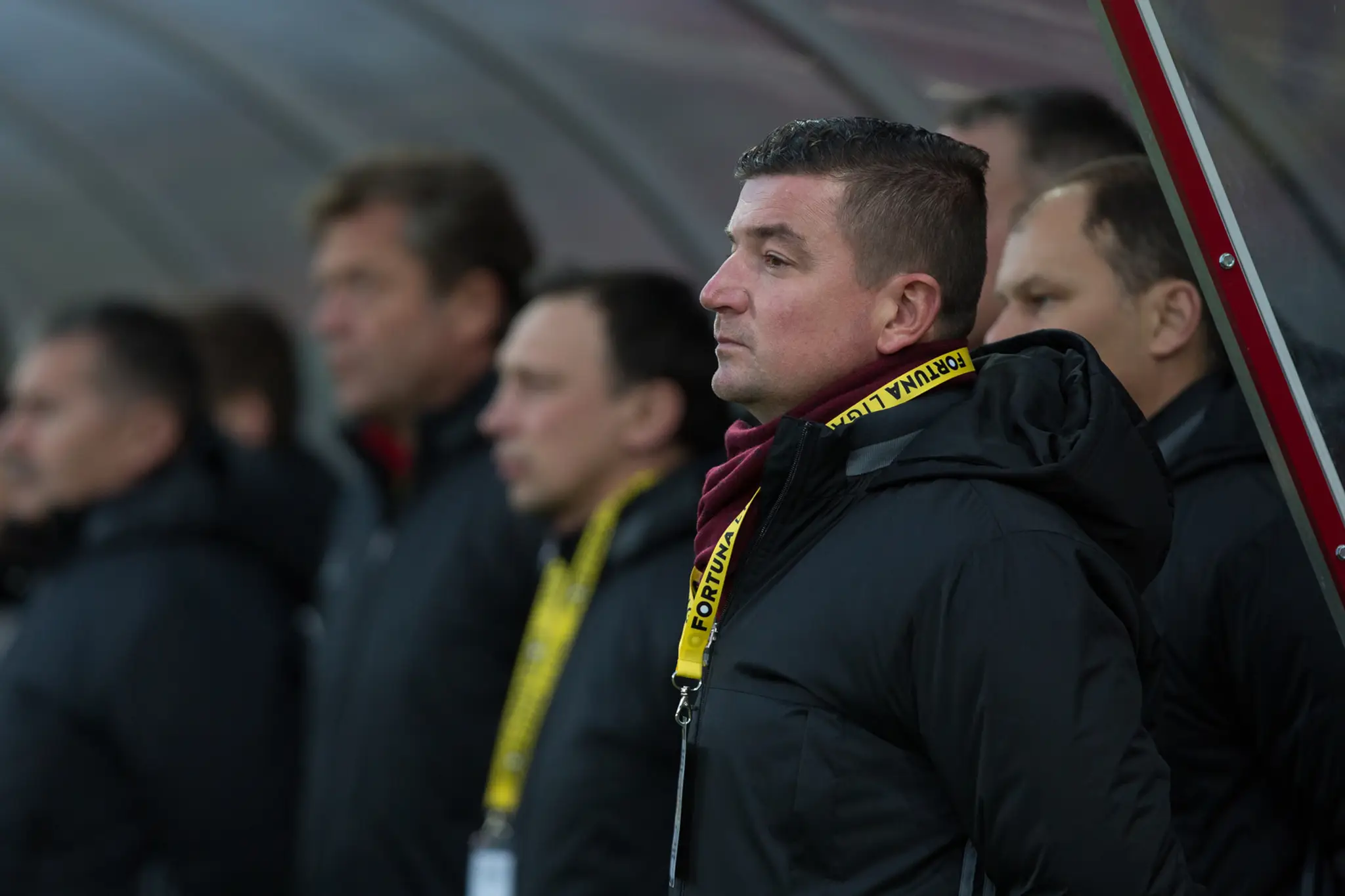 Na snímke staronový tréner Podbrezovej Marek Fabuľa.