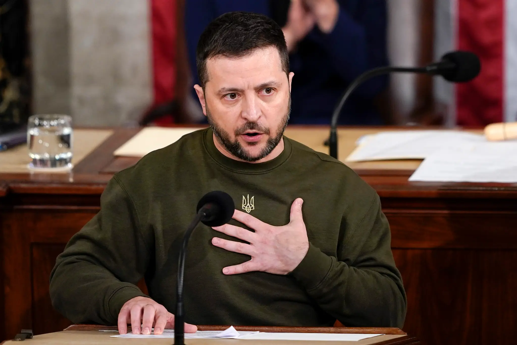 Na snímke ukrajinský prezident Volodymyr Zelenskyj.