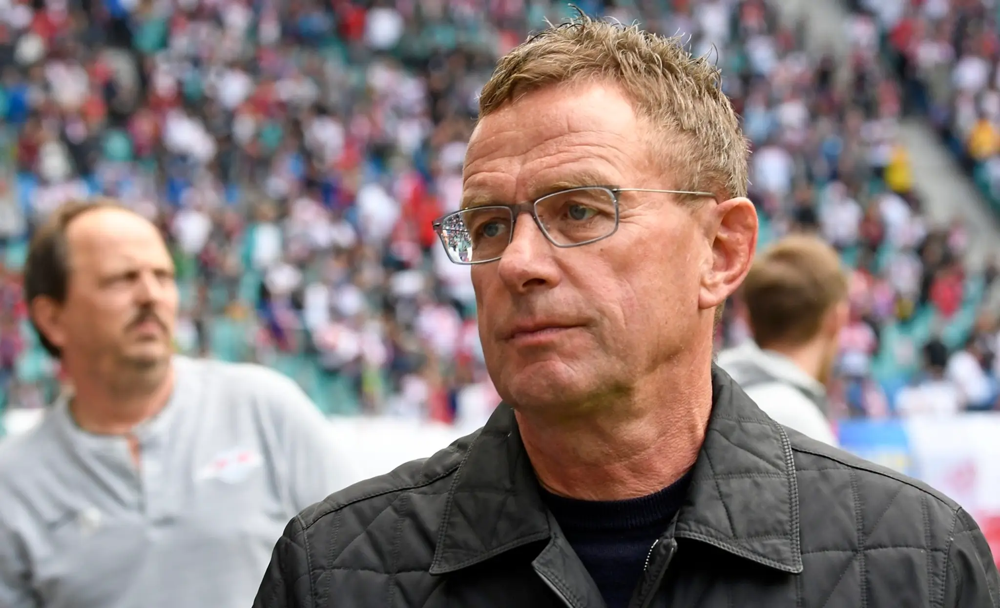 Ralf Rangnick na archívnej snímke z roku 2019 ešte ak tréner Lipska.