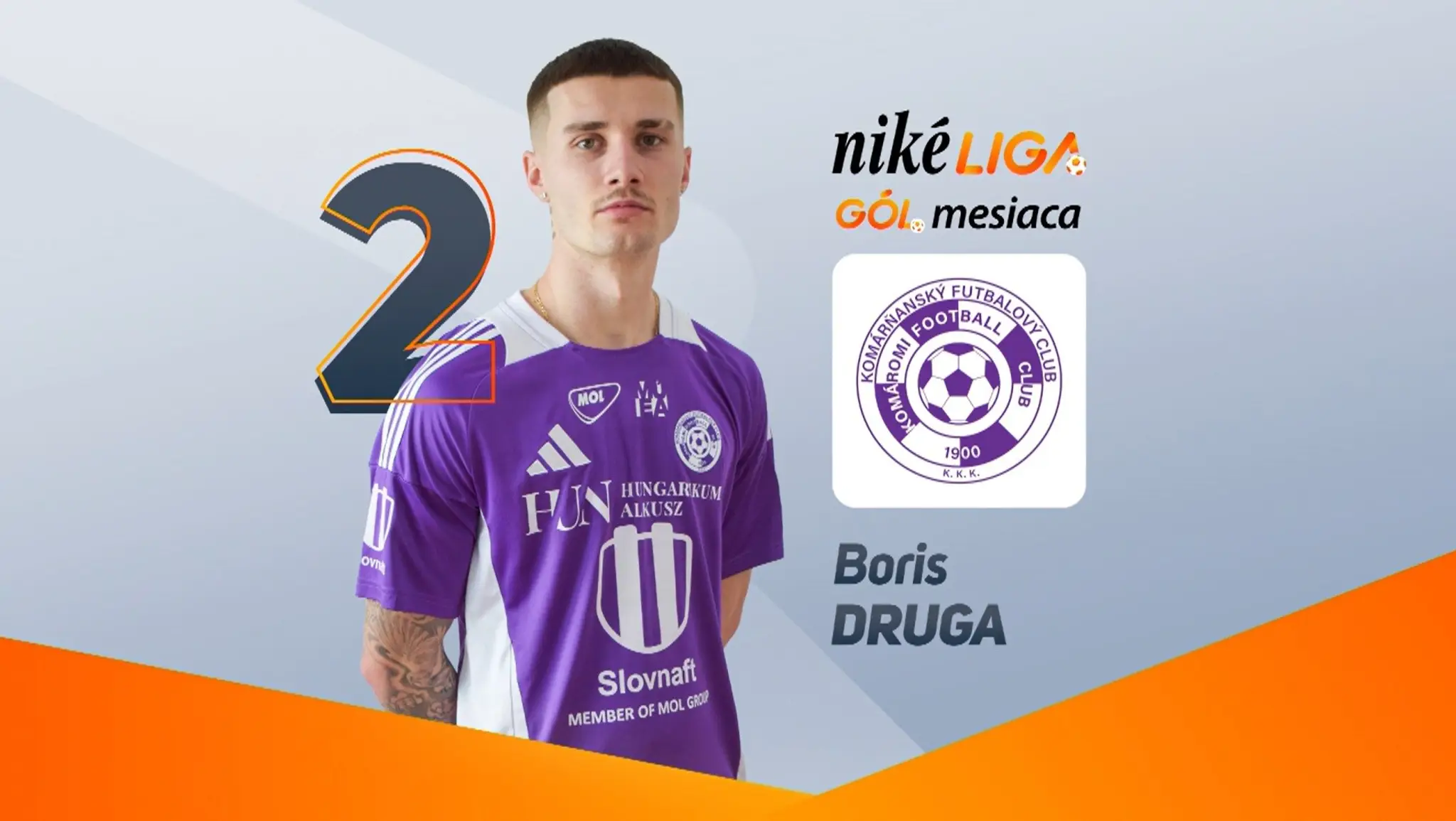 Gól mesiaca marec 2026 Boris Druga