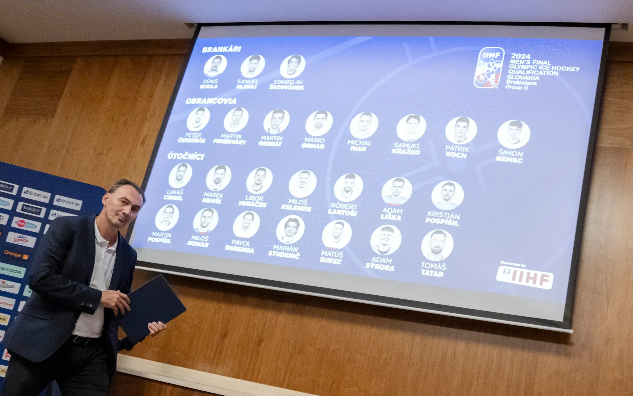 Miroslav Šatan po tlačovej konferencii k nominácii na finálový turnaj o postup na ZOH