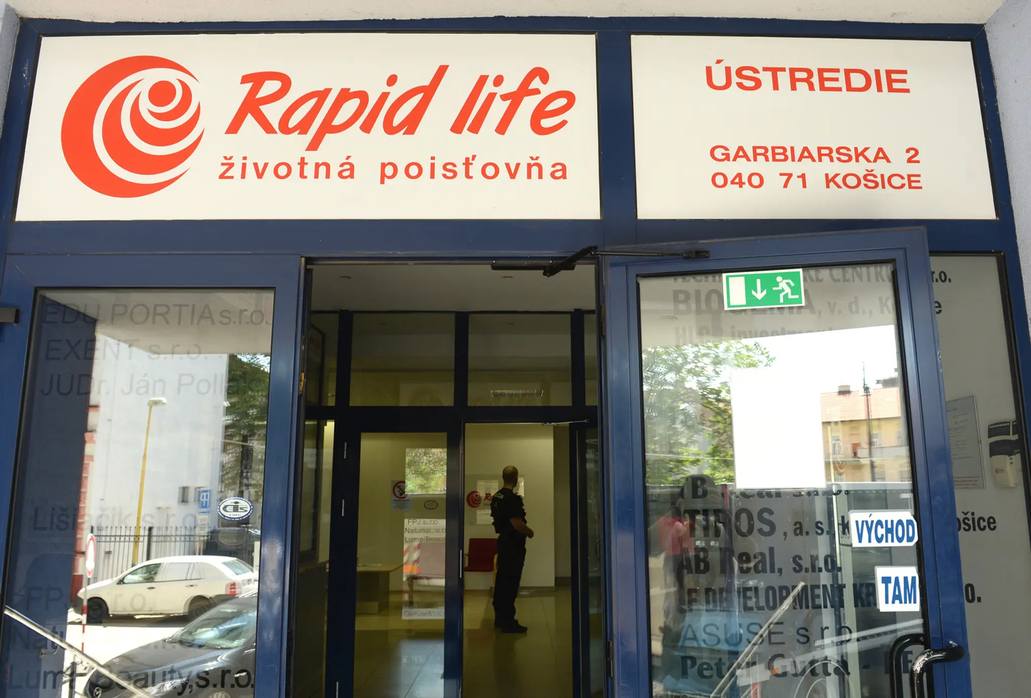 Sídlo košickej poisťovne Rapid Life.
